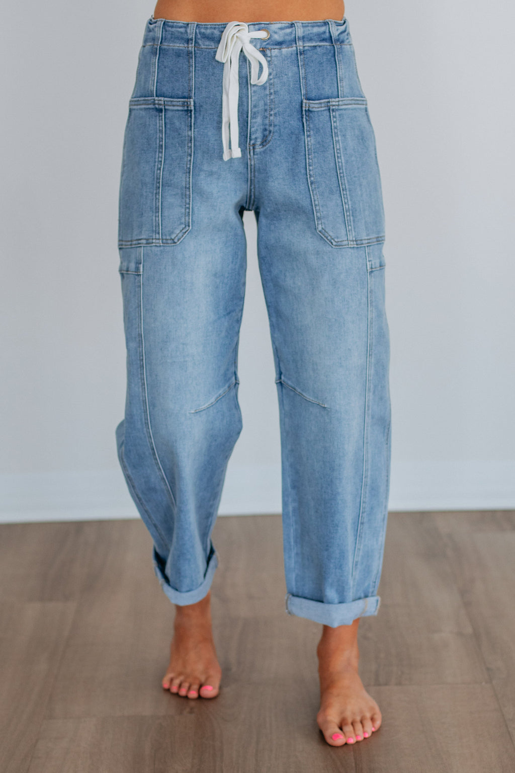 Kodi Risen Cargo Jeans - Light Wash