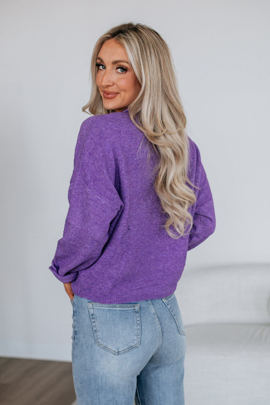 Brooke Cardigan - Violet