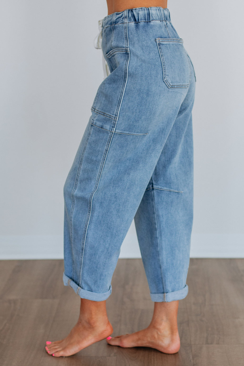 Kodi Risen Cargo Jeans - Light Wash