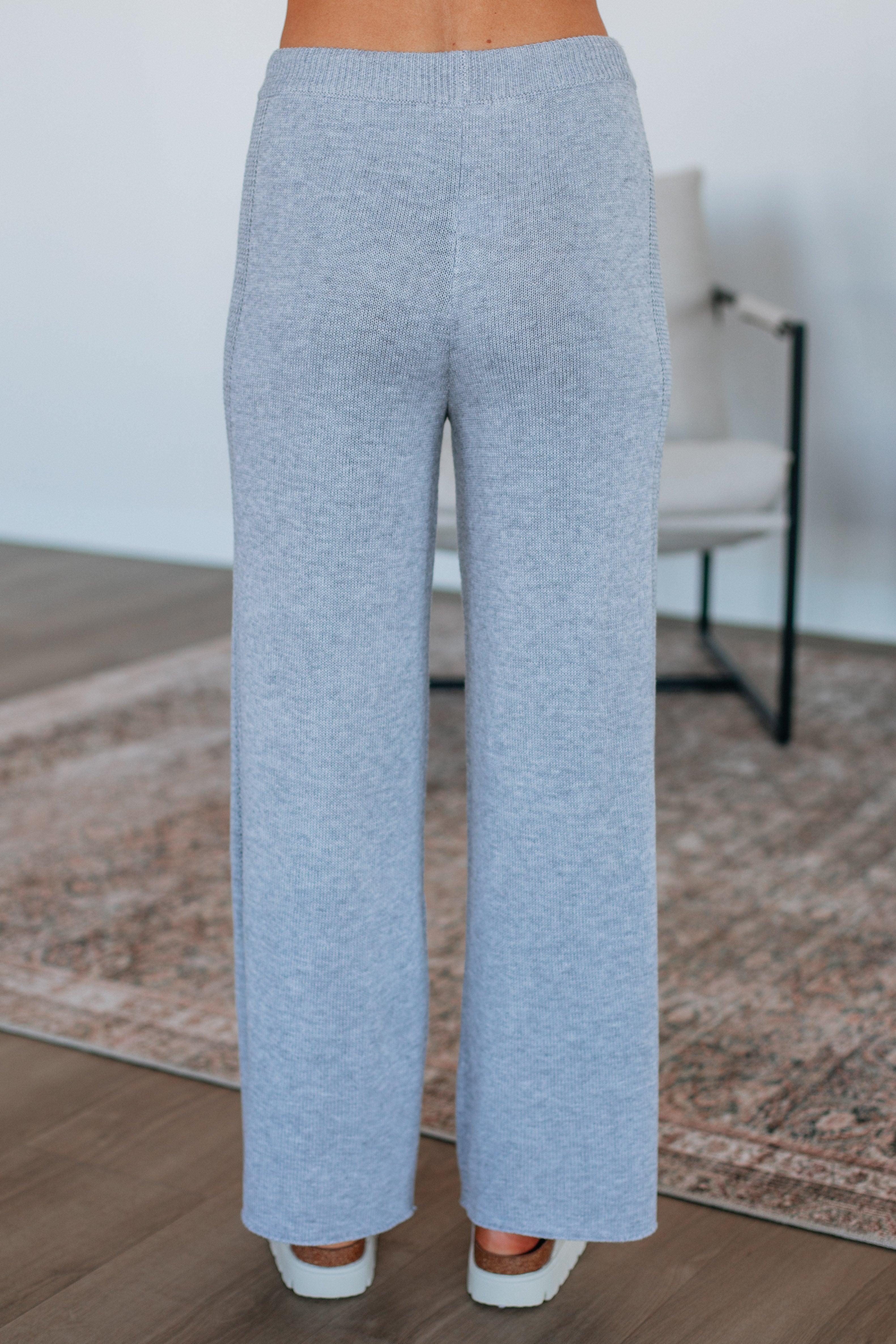 Bodhi Knit Pants - Heather Grey