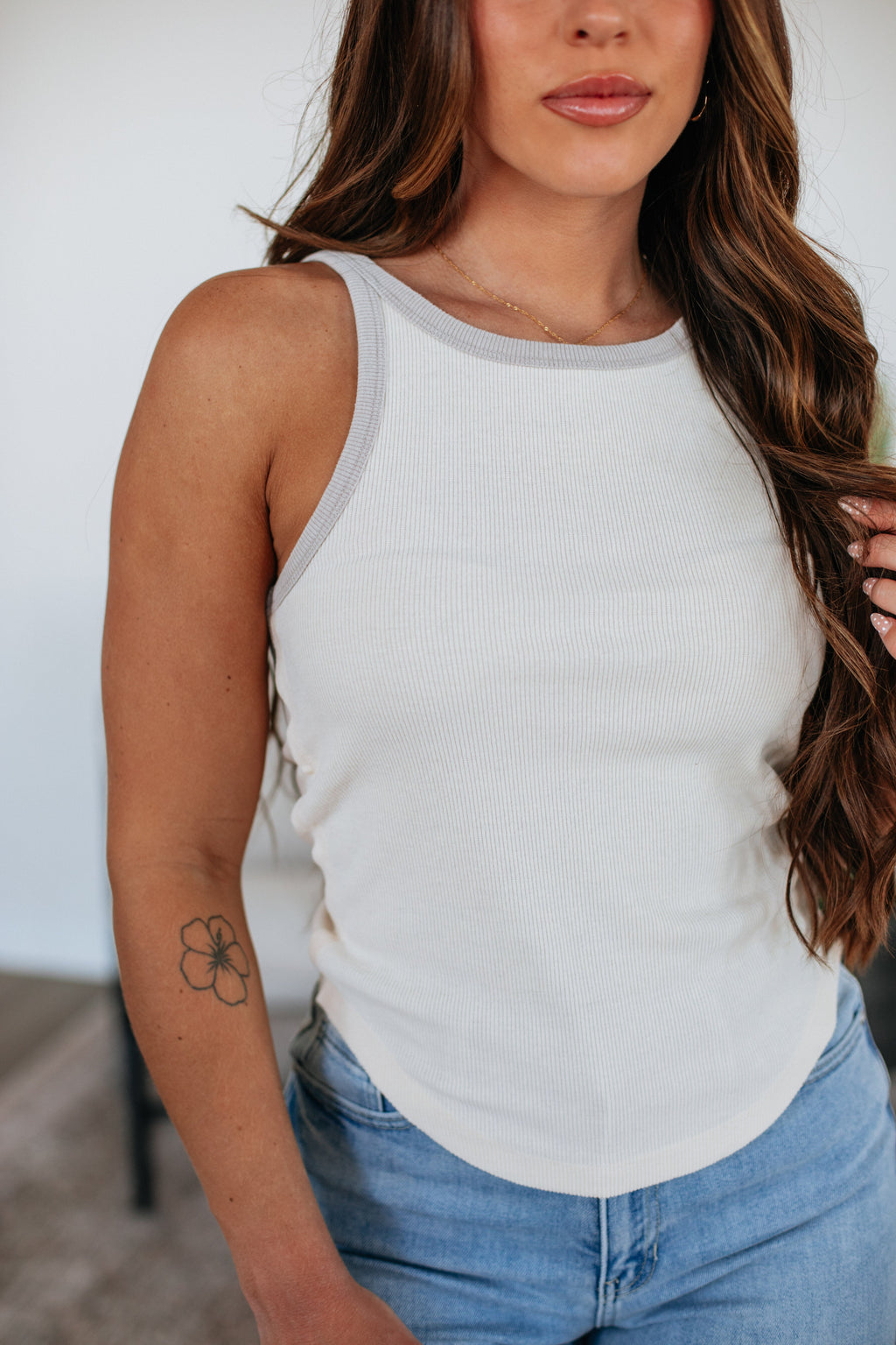 Sunday Drive Tank - Latte Mix