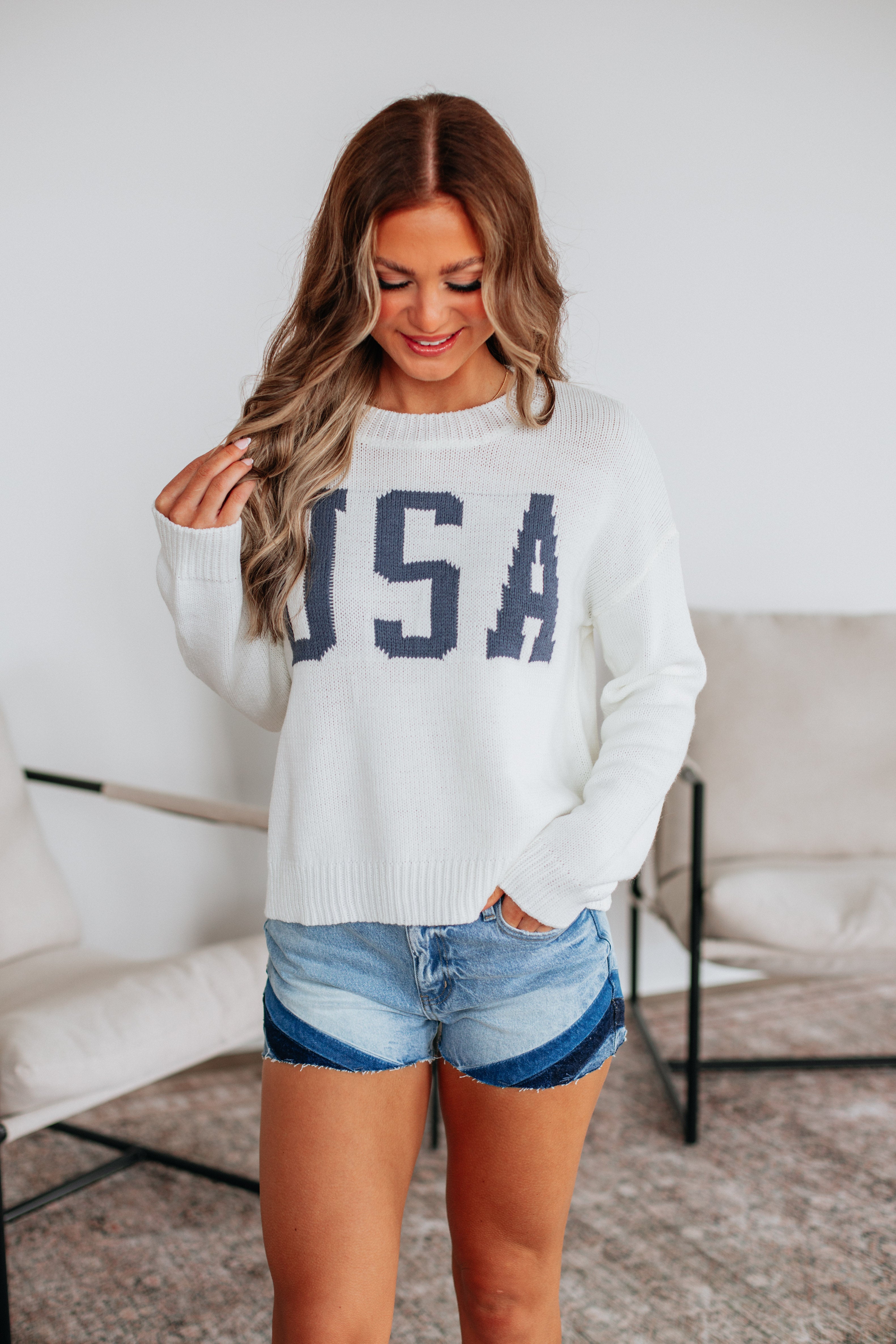 USA Knit Sweater