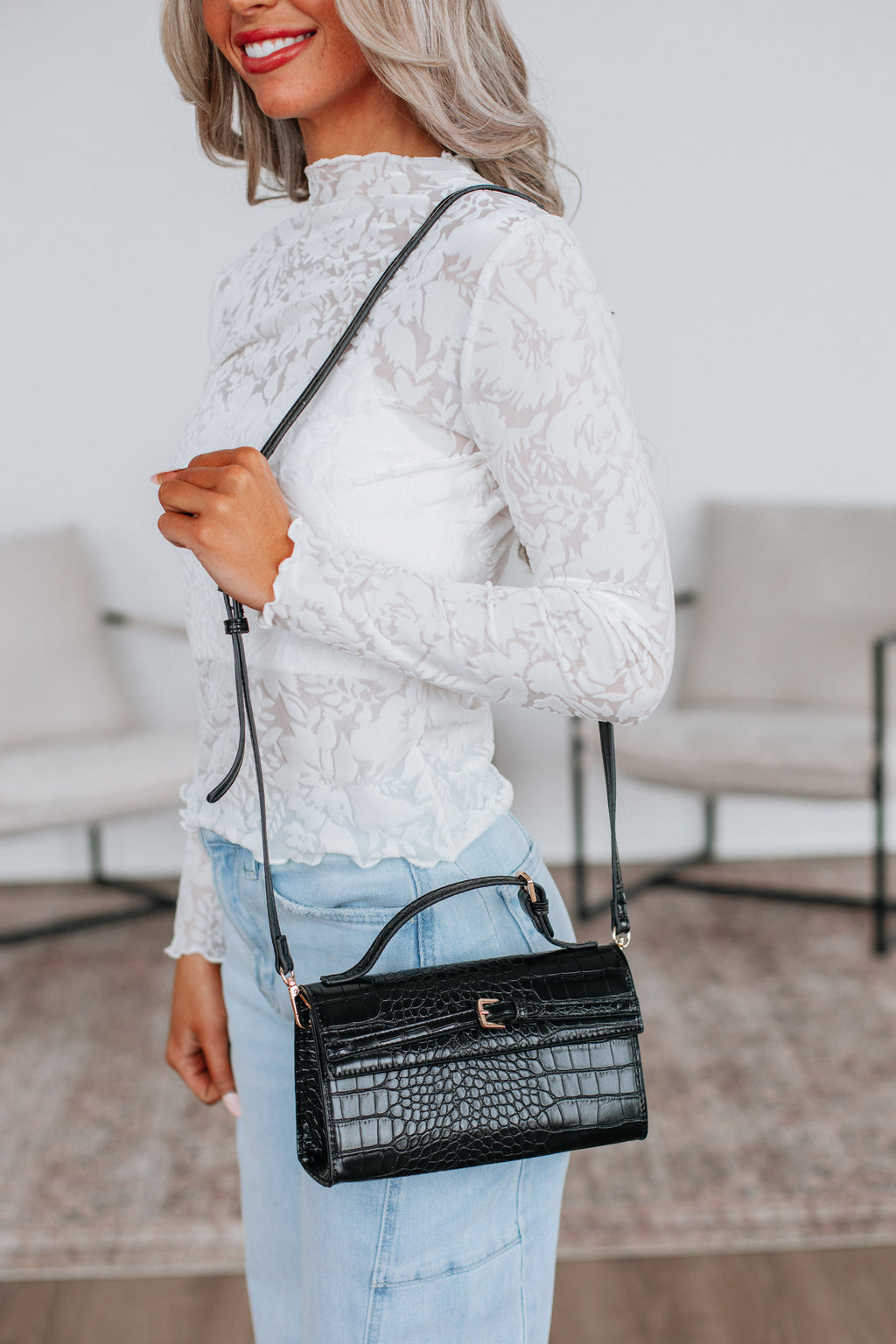 Arrany Crossbody Bag - Black