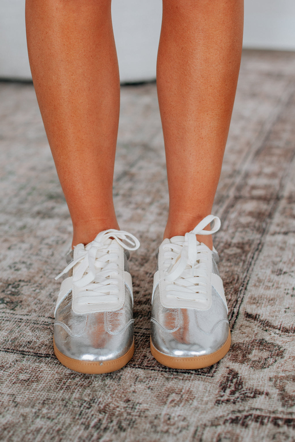 Can't Be Bothered Sneakers - Silver