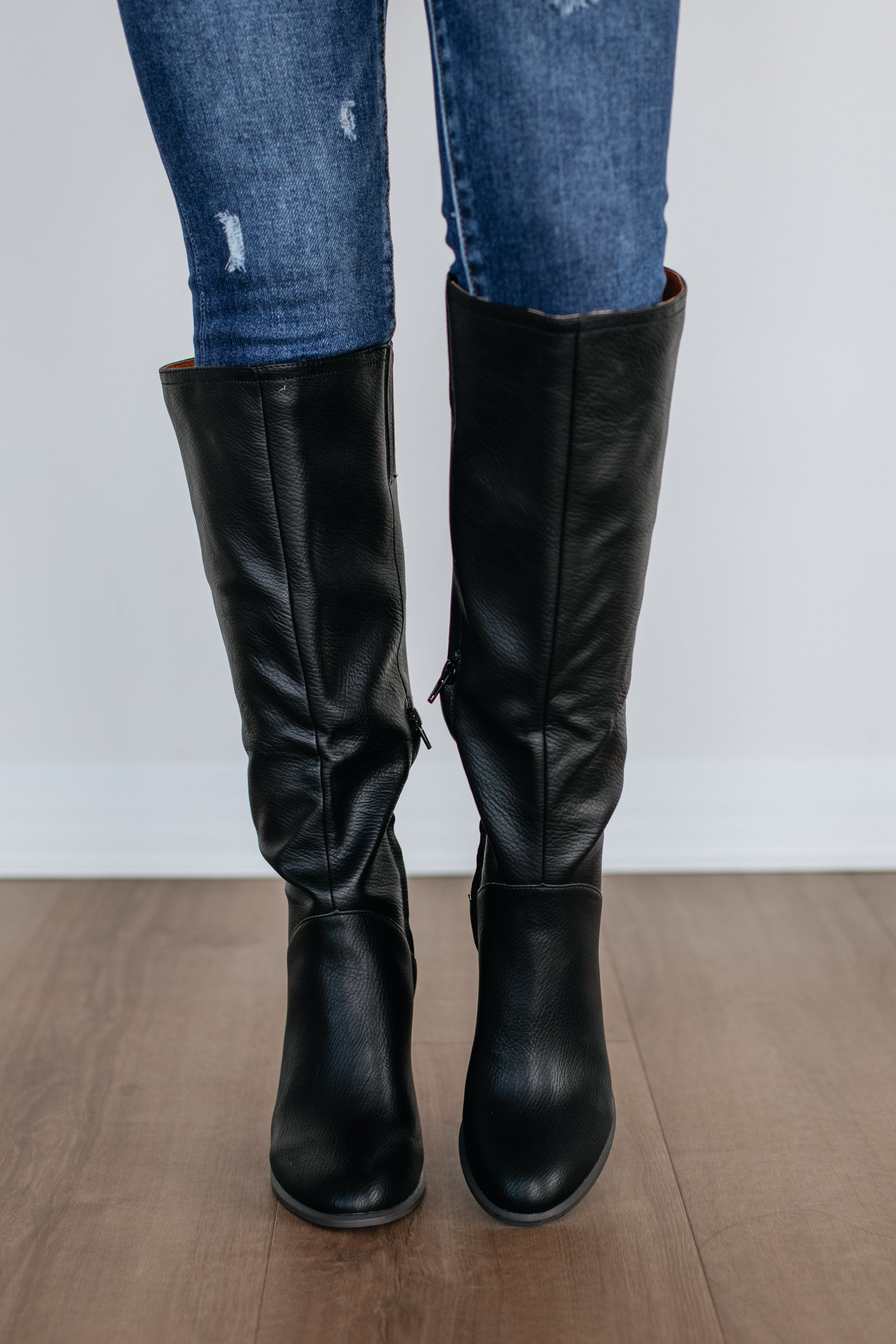 Finding My Way Boots - Black