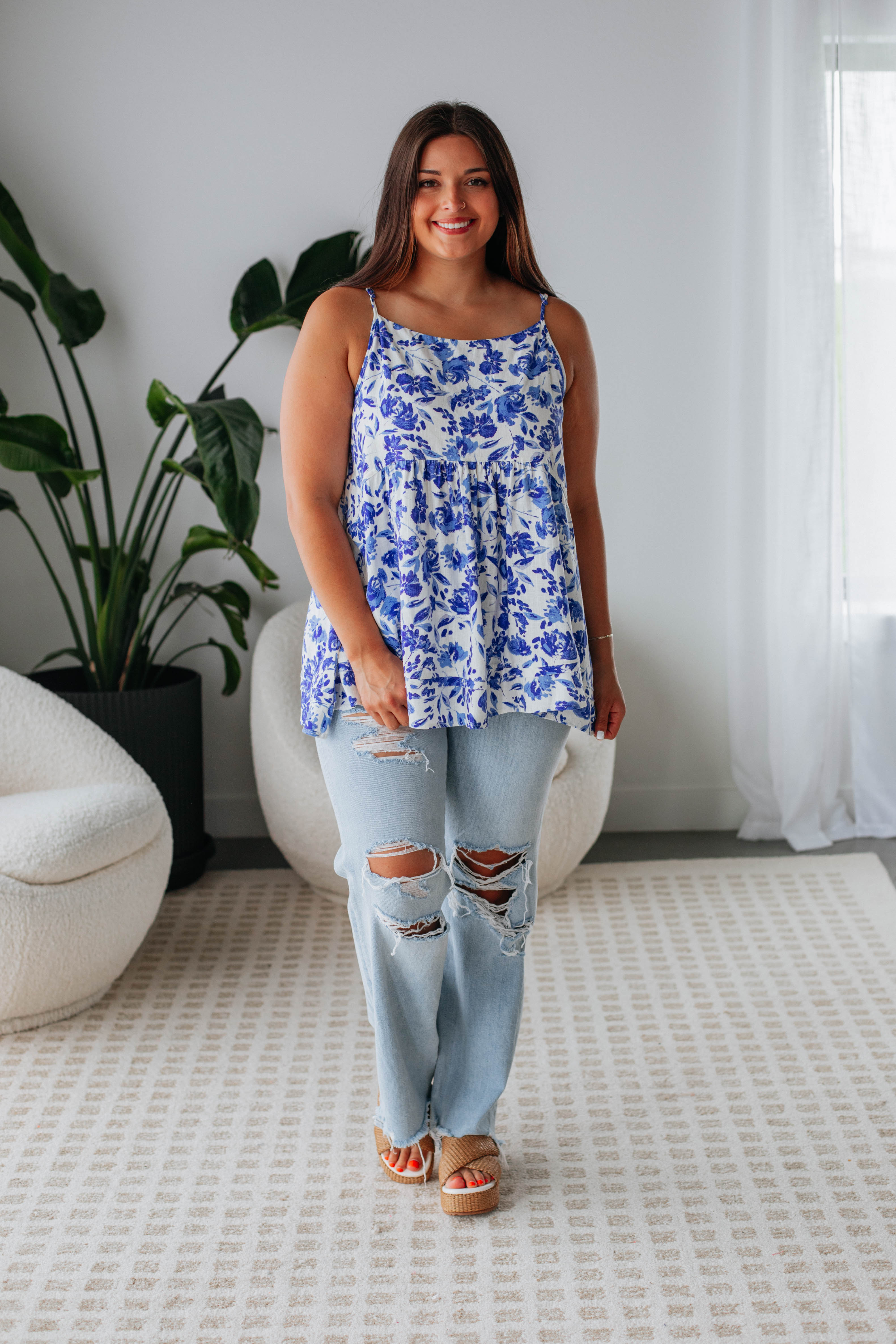 Genelle Floral Tank