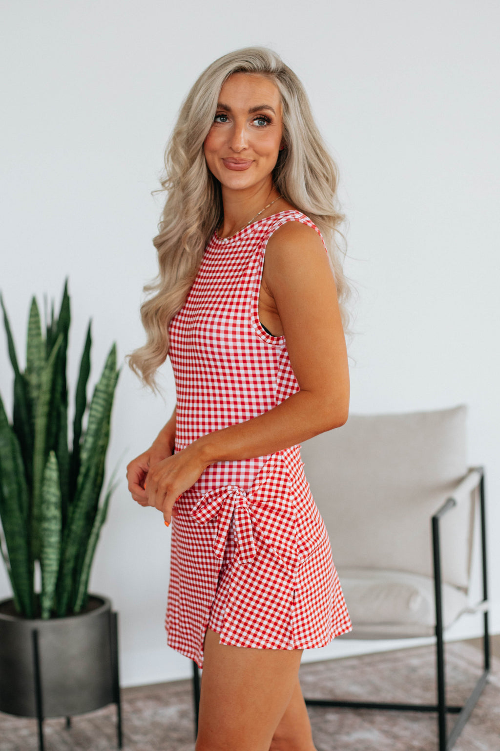 Wren Gingham Active Dress