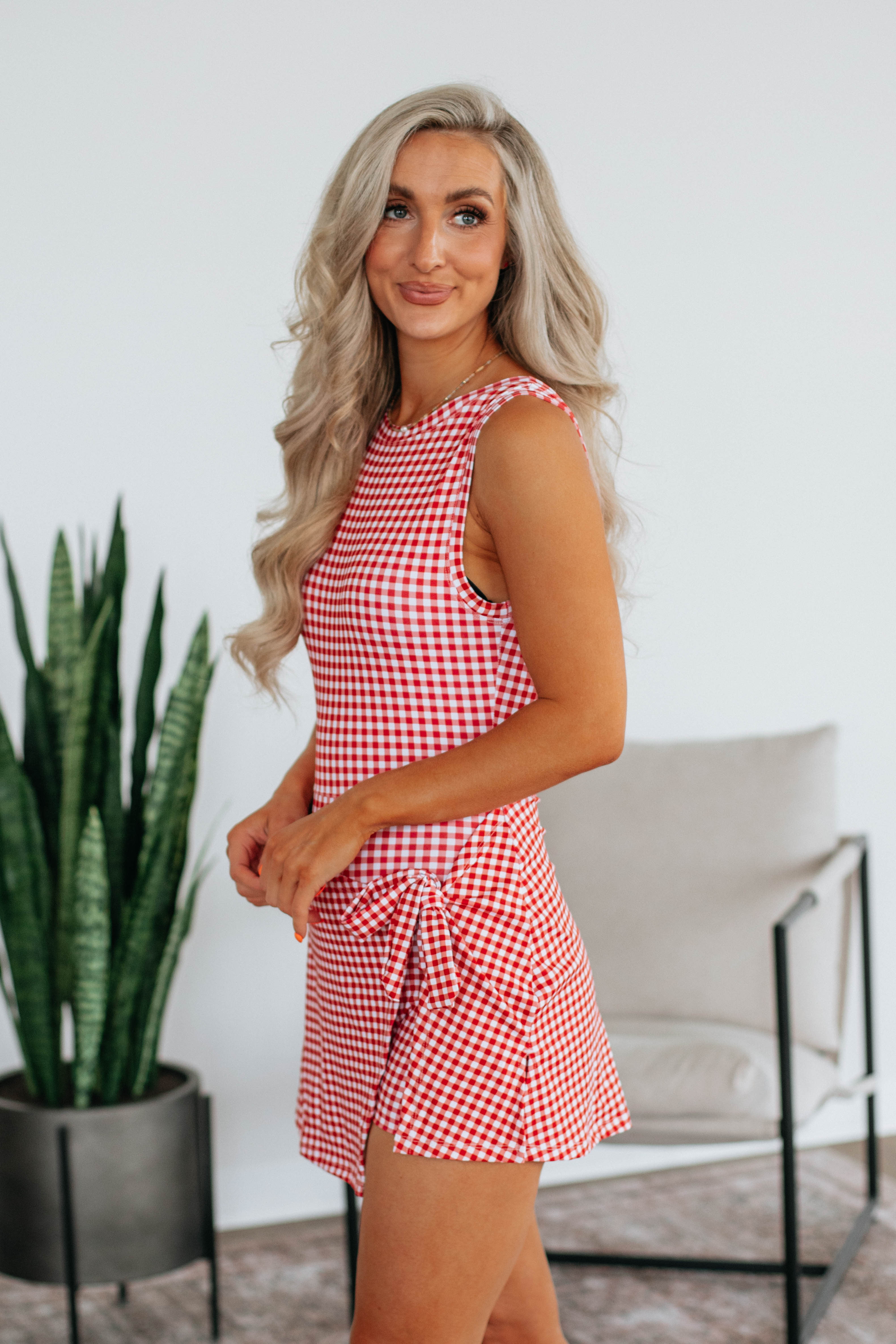 Wren Gingham Active Dress