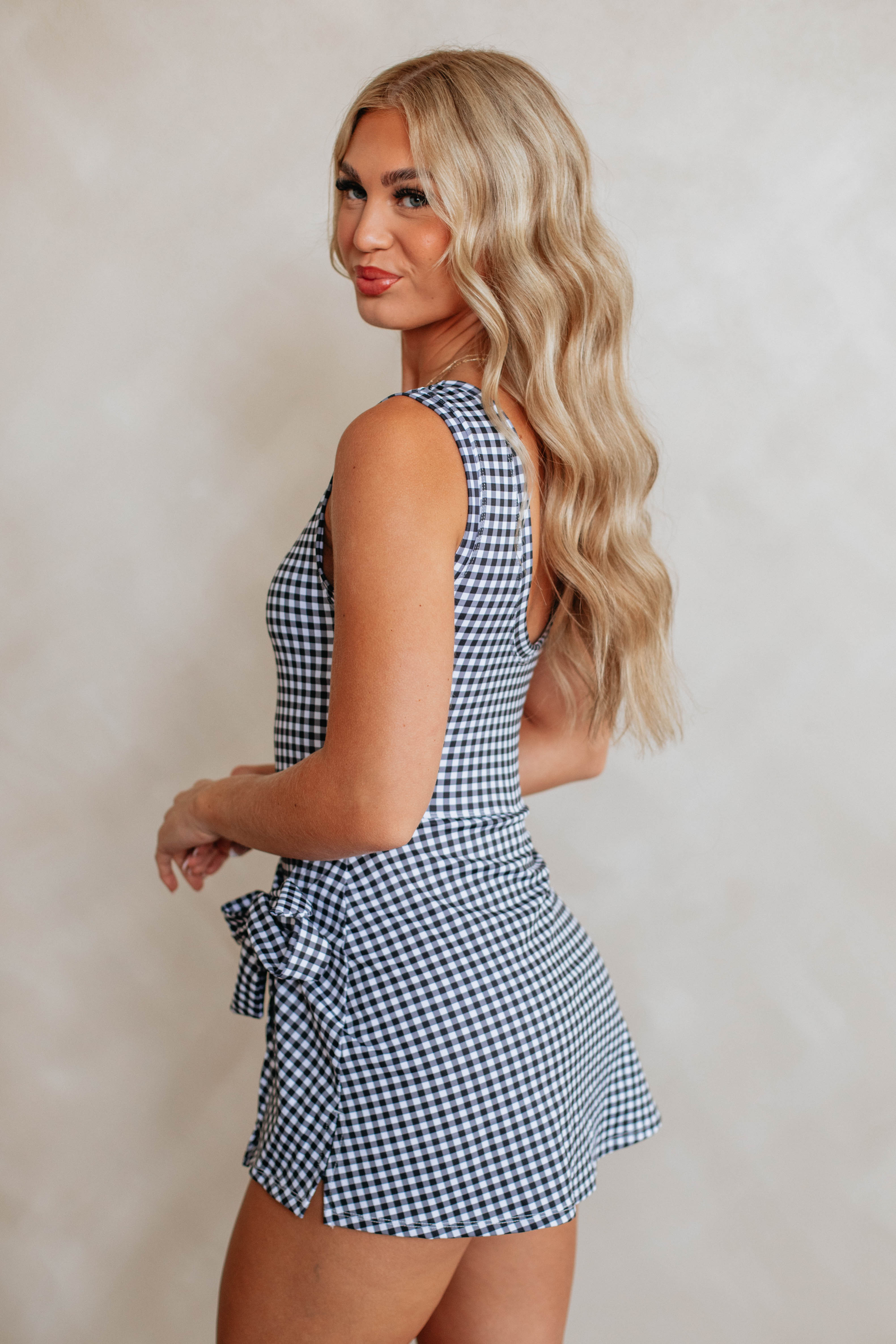 Wren Gingham Active Dress