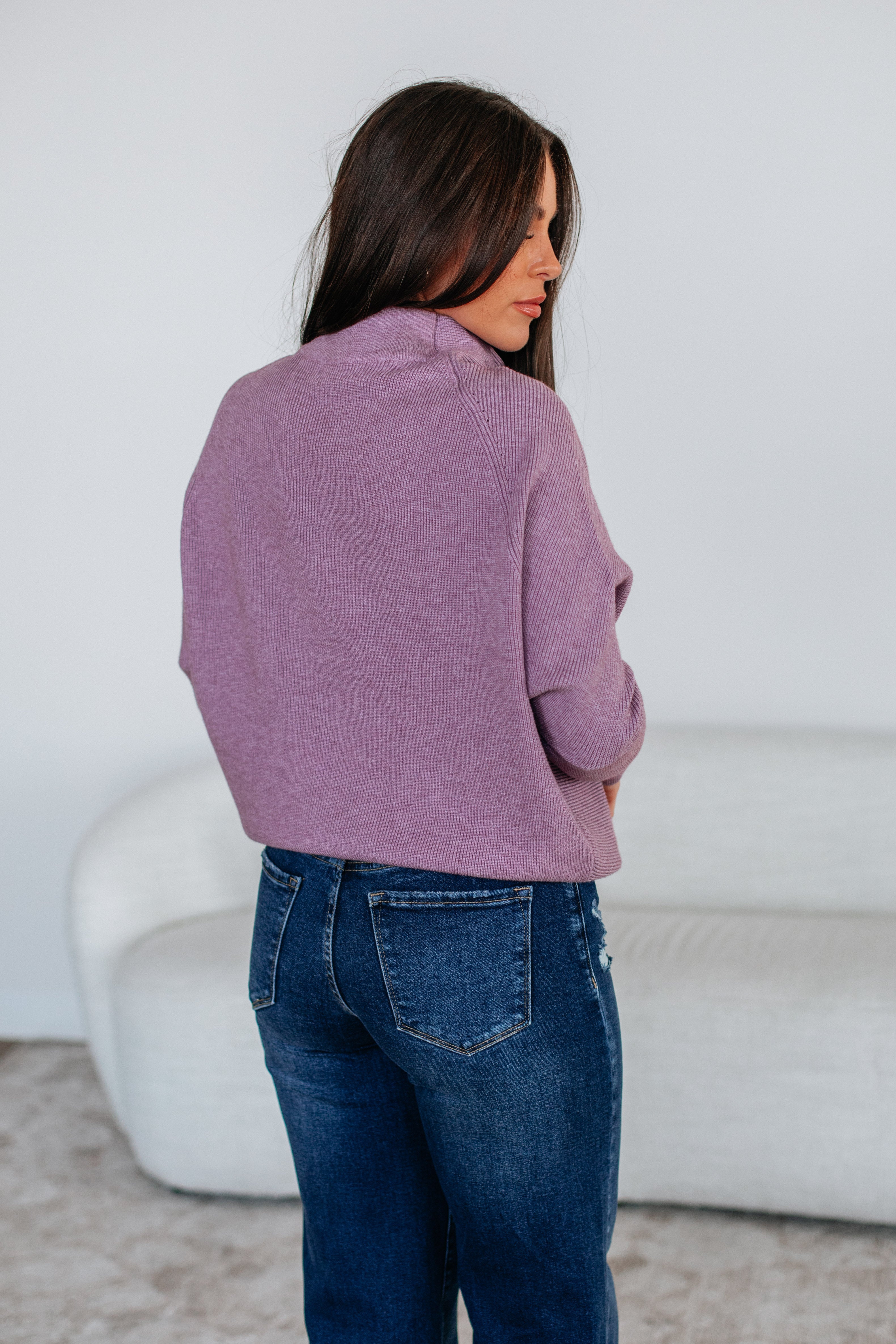 Gretchen Dolman Sweater - Lavender