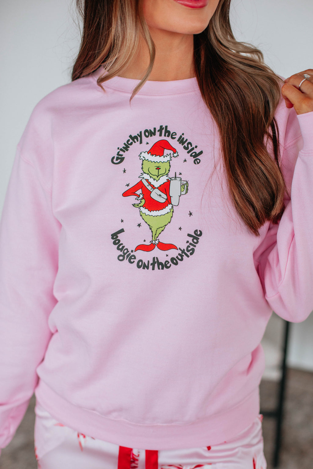 Grinchy On The Inside Crewneck