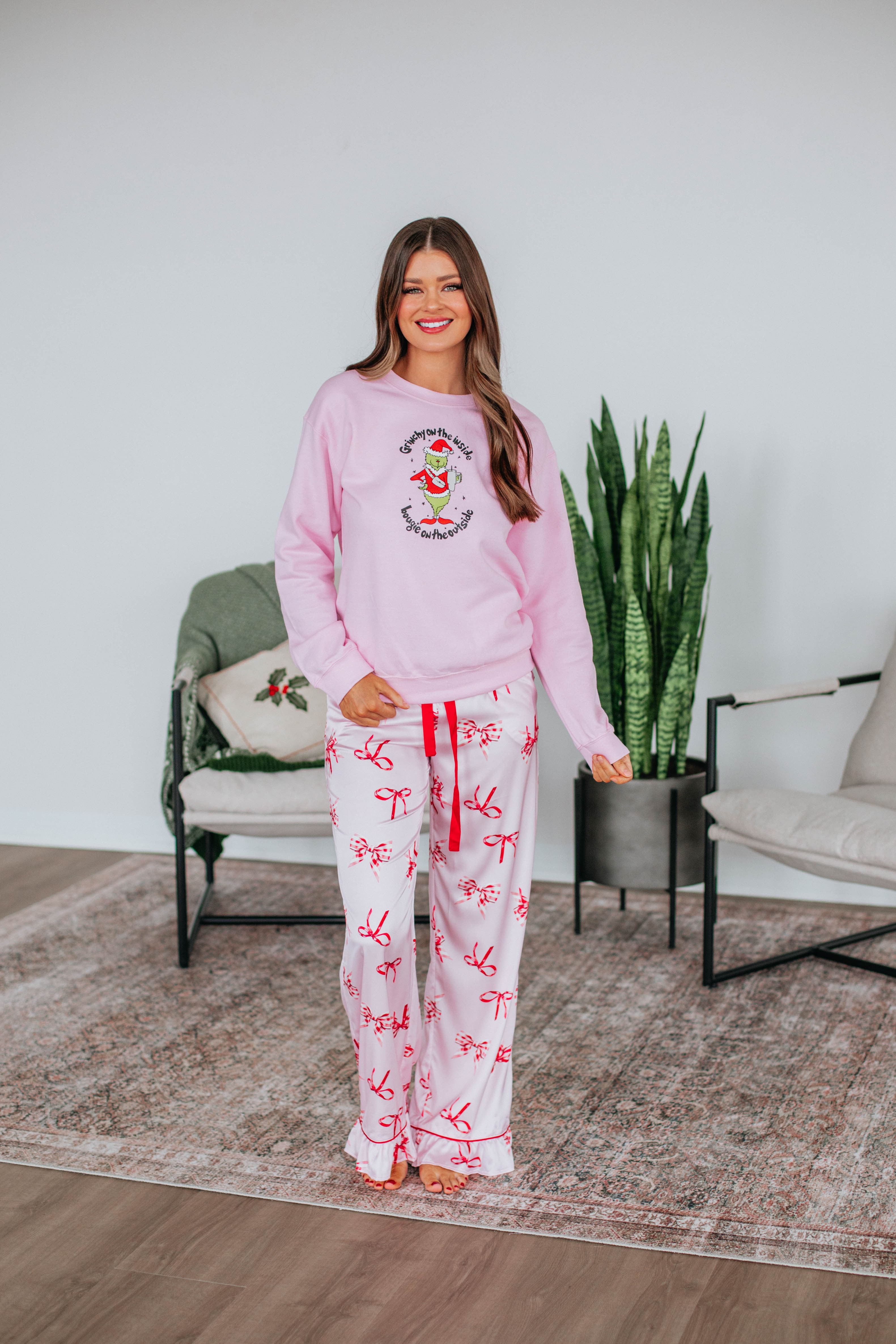 Grinchy On The Inside Crewneck