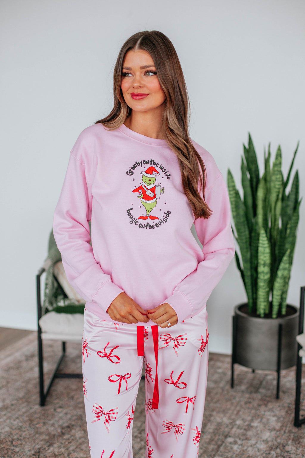 Grinchy On The Inside Crewneck