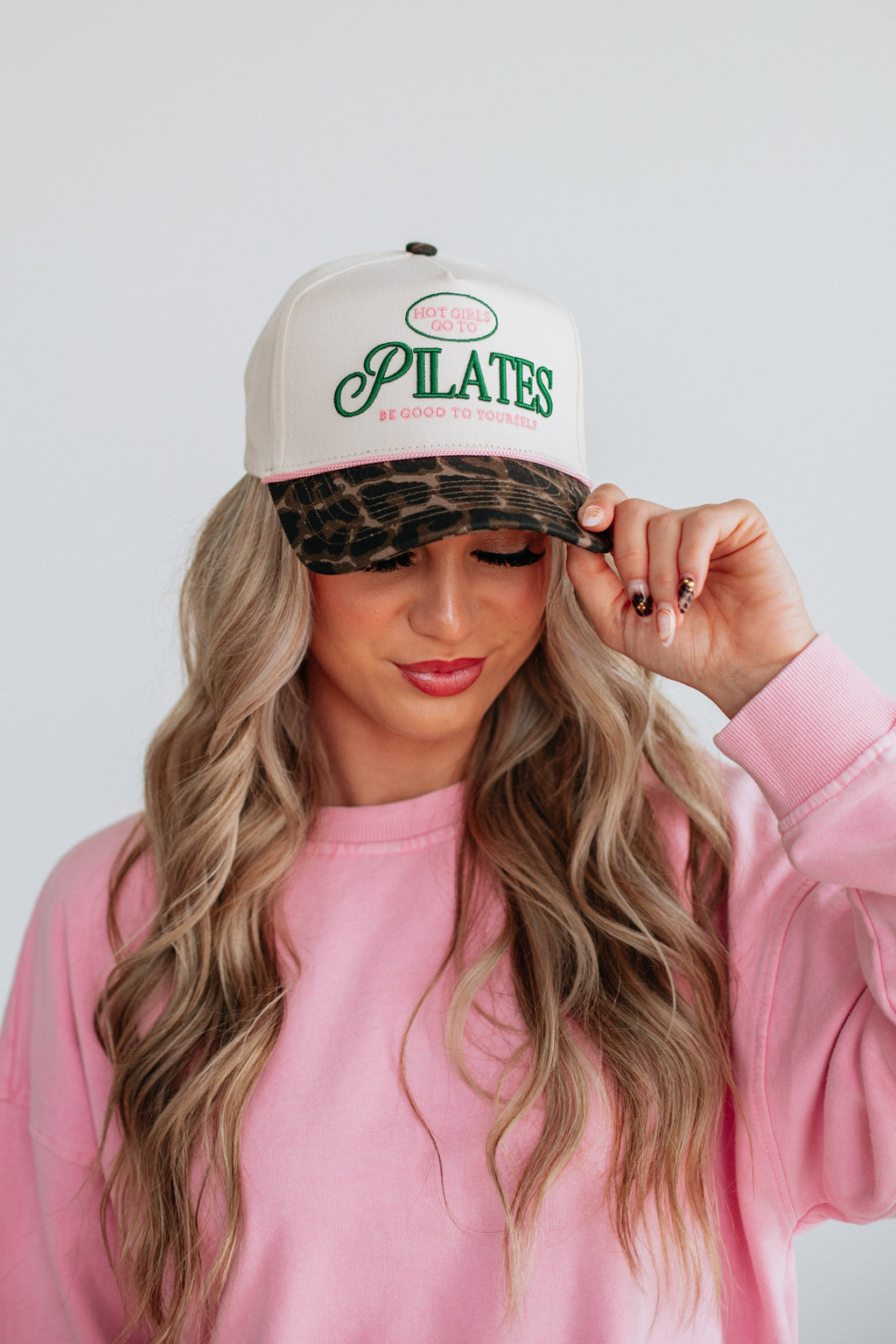 Hot Girls Go To Pilates Trucker Hat