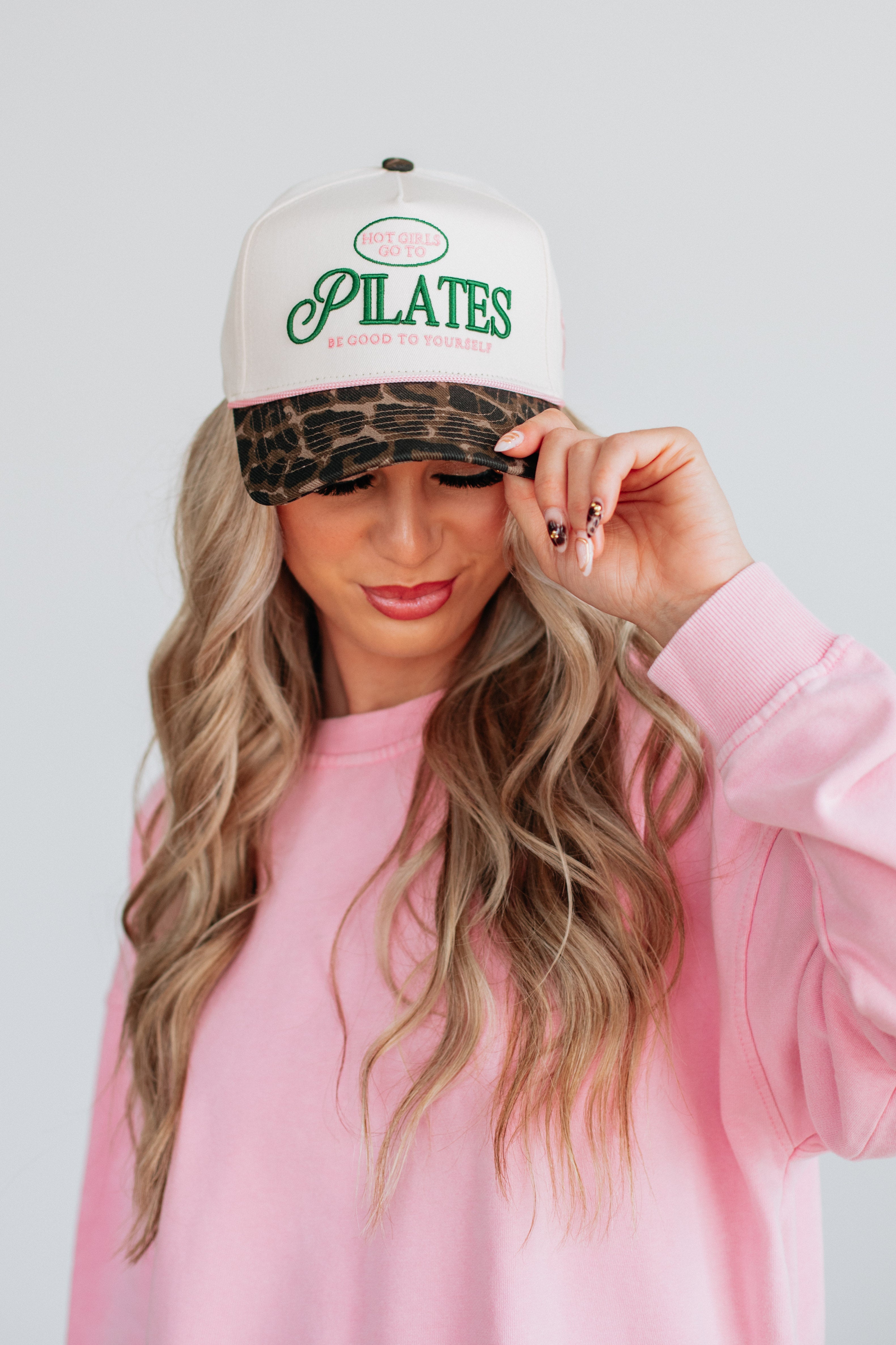 Hot Girls Go To Pilates Trucker Hat