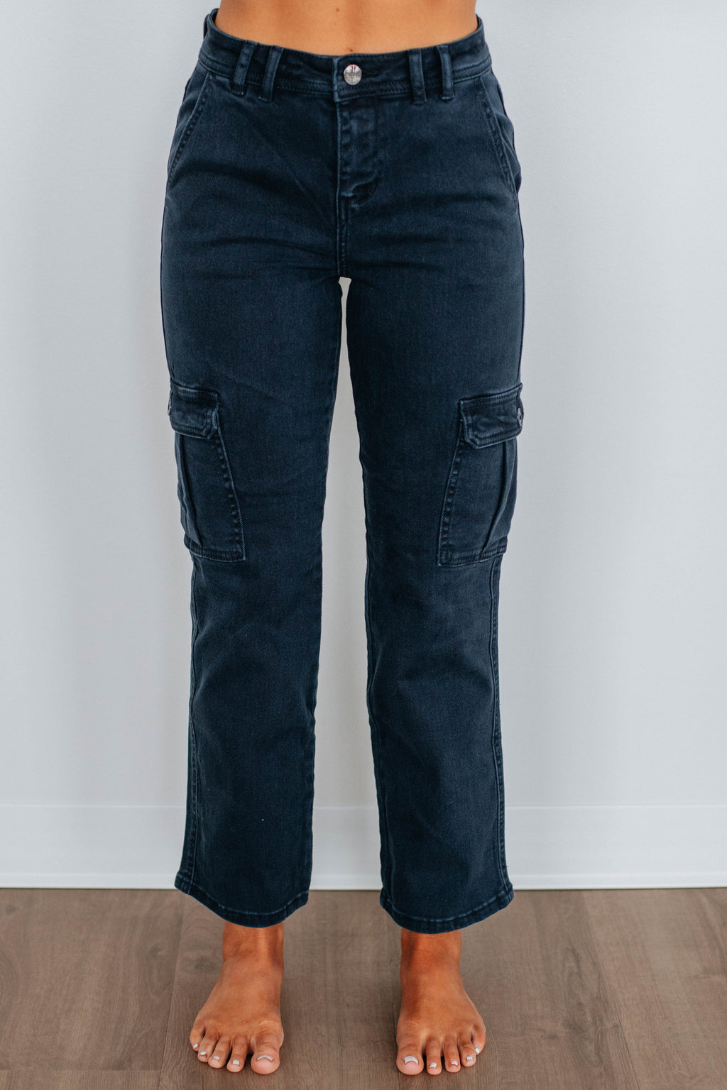 Hadley Risen Cargo Jeans - Blueberry