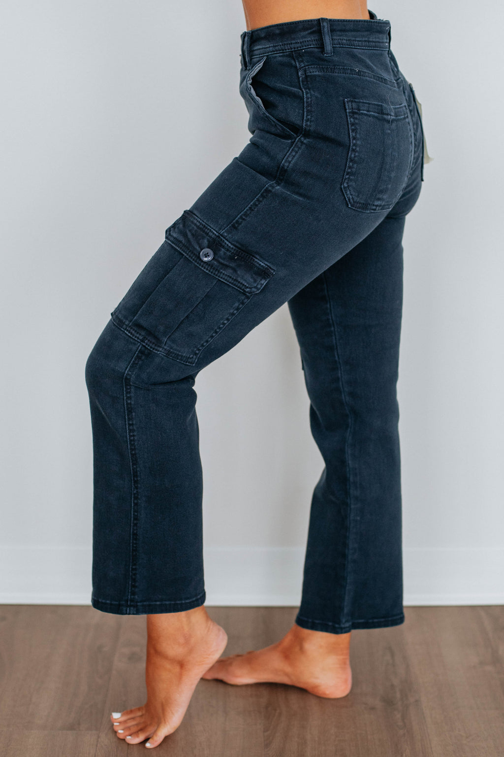 Hadley Risen Cargo Jeans - Blueberry