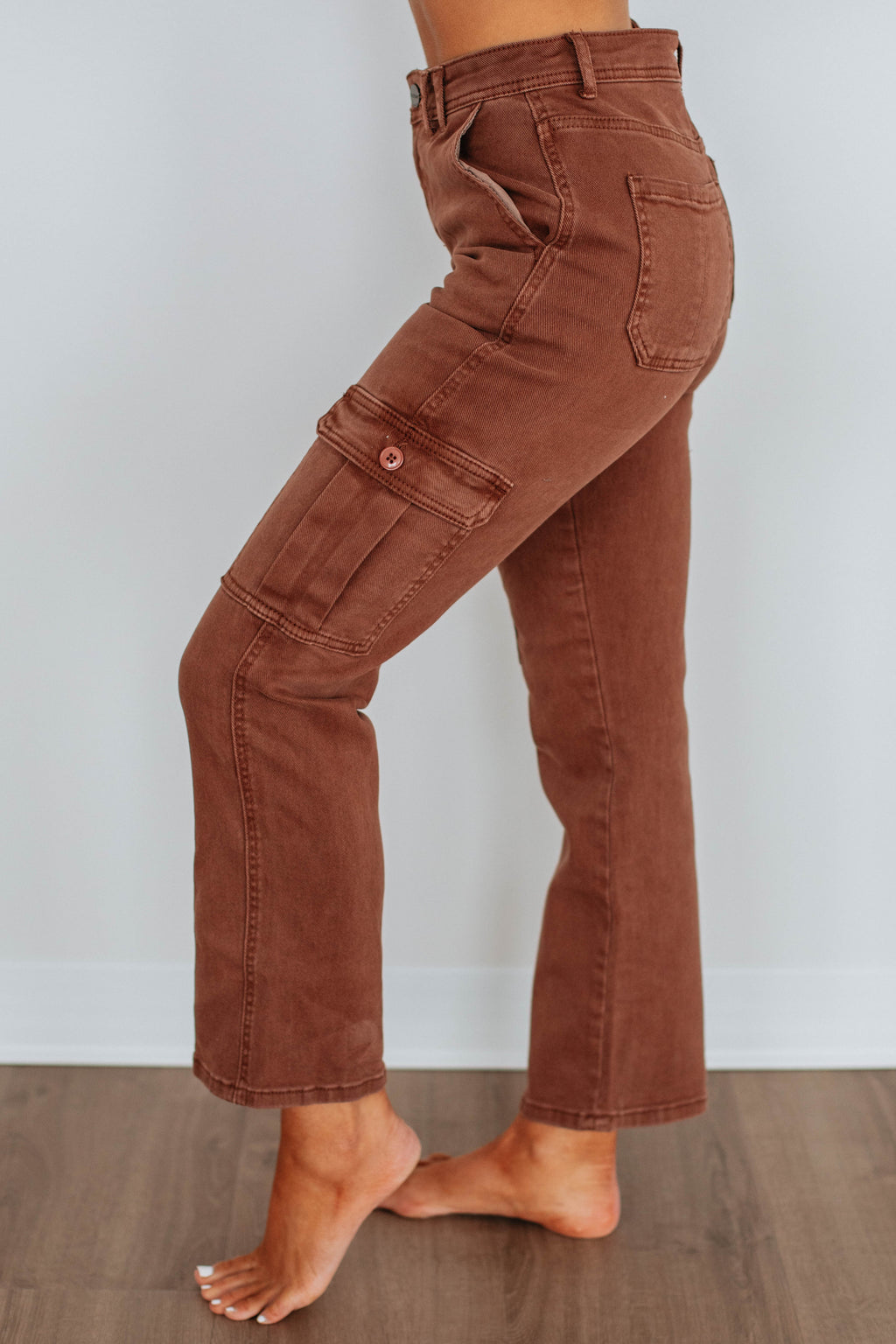 Hadley Risen Cargo Jeans - Espresso