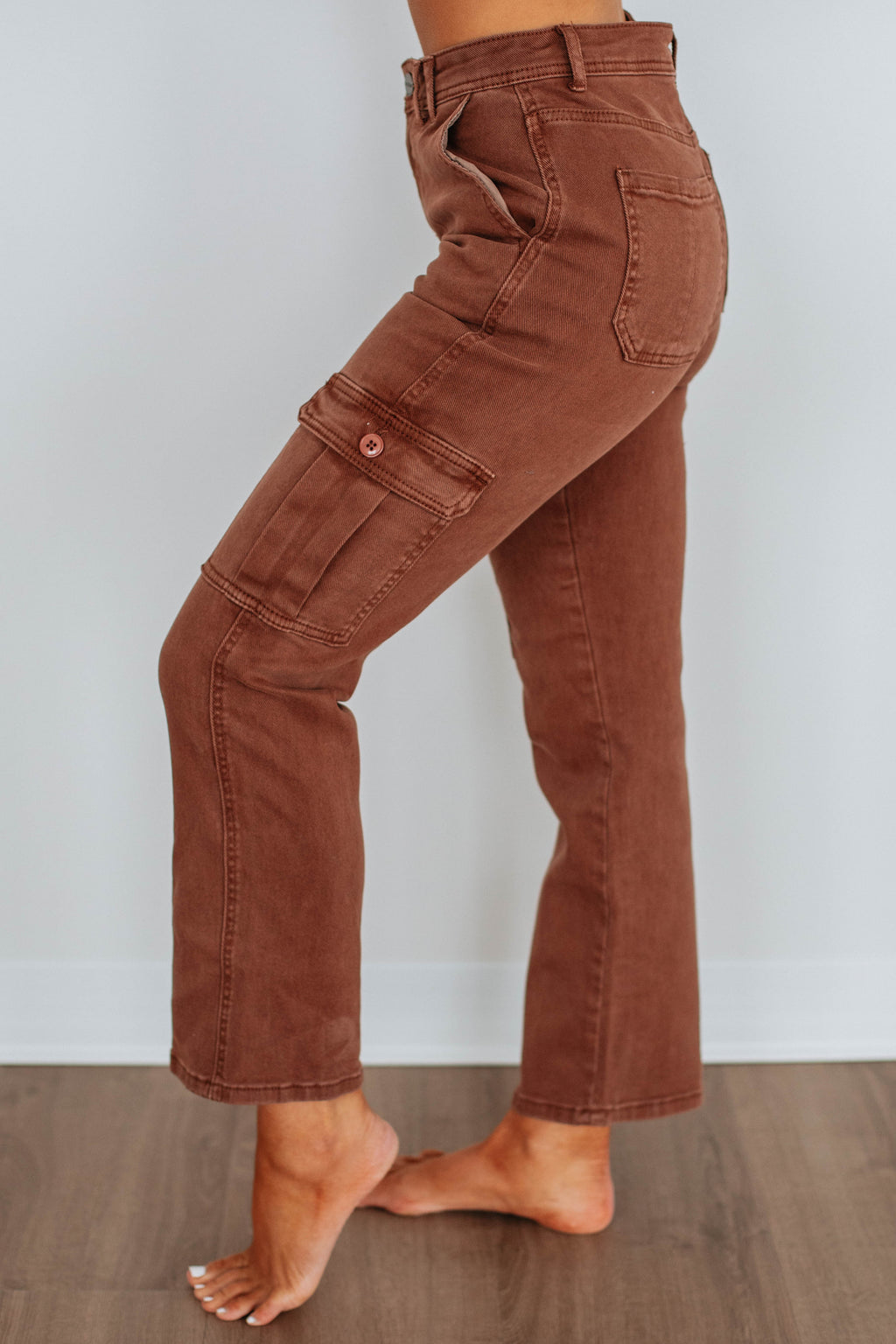 Hadley Risen Cargo Jeans - Espresso