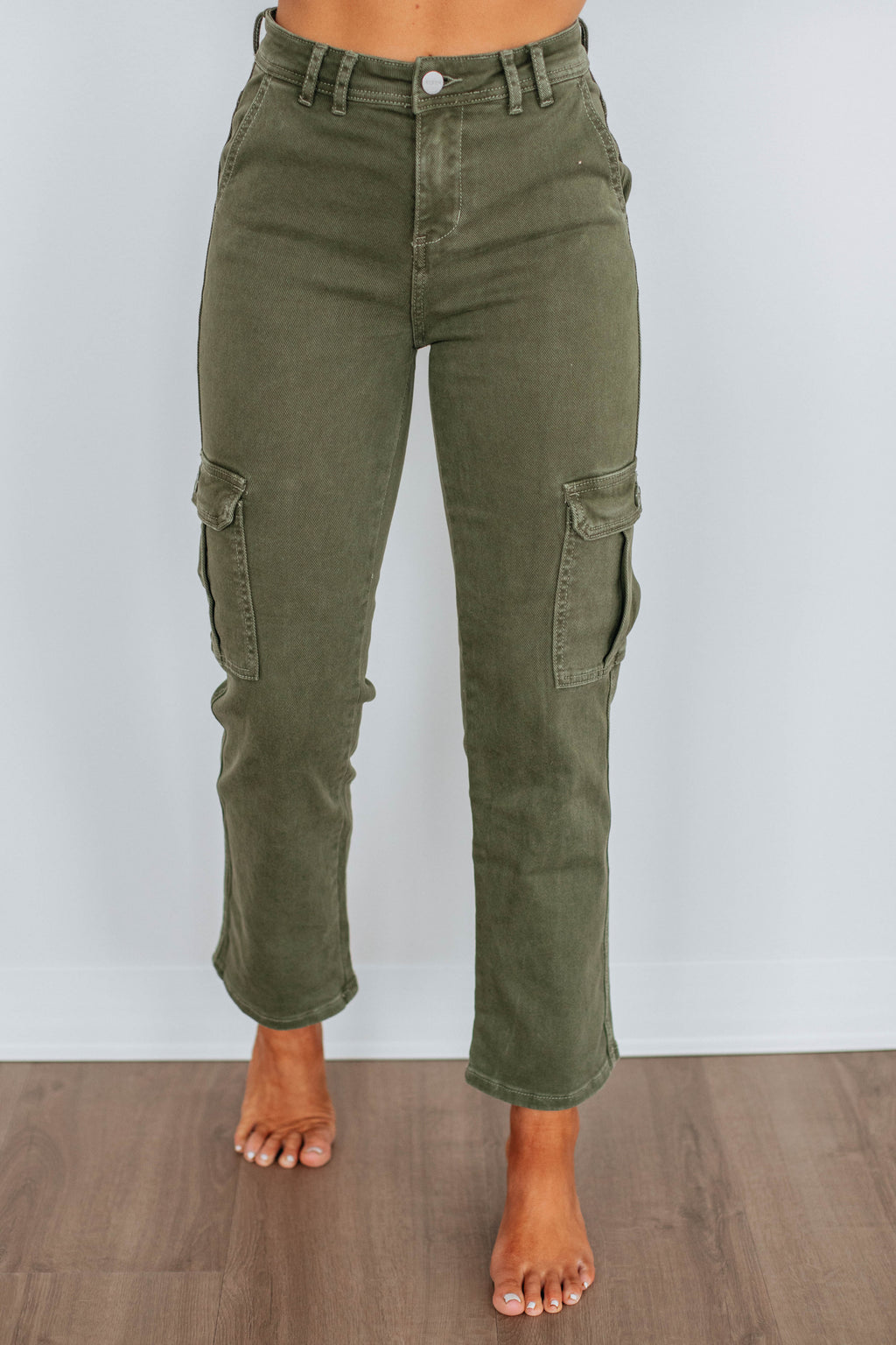Hadley Risen Cargo Jeans - Moss