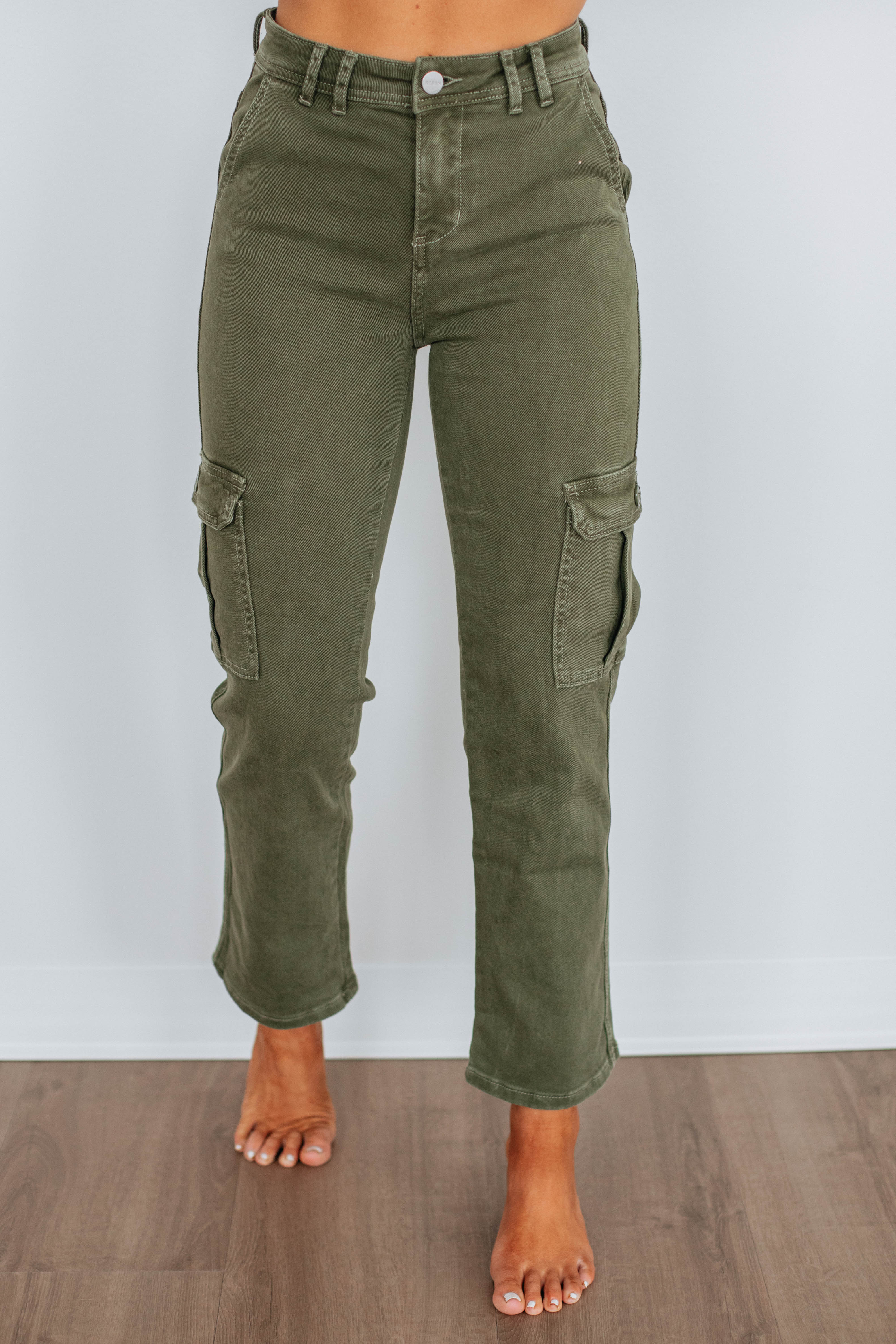 Hadley Risen Cargo Jeans - Moss