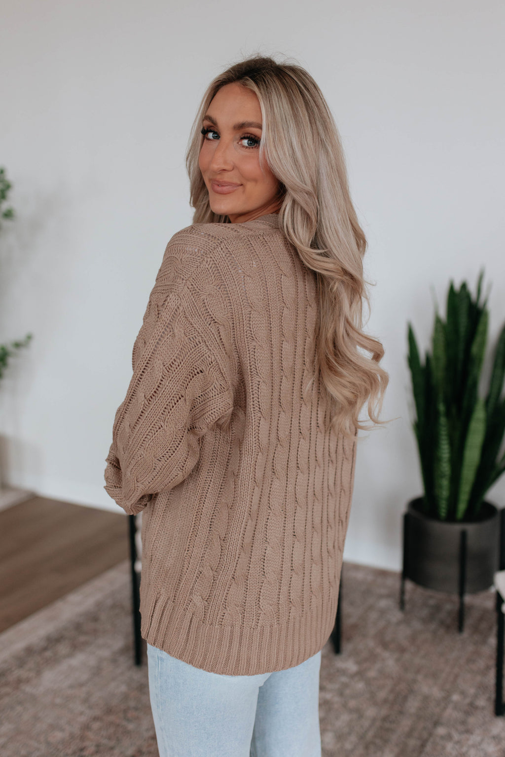 Shelly Cable Knit Cardigan