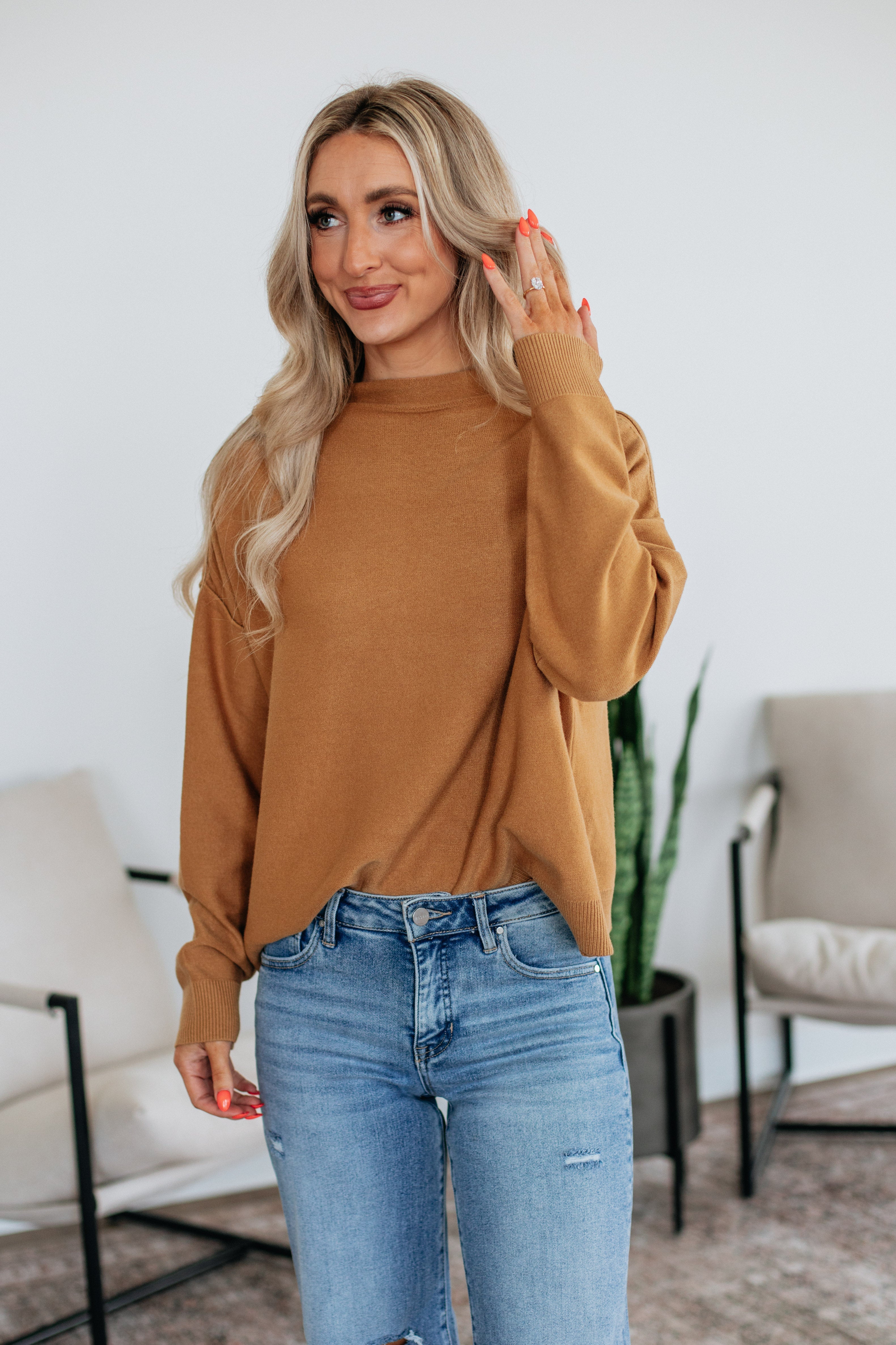 Marci Mock Neck Sweater
