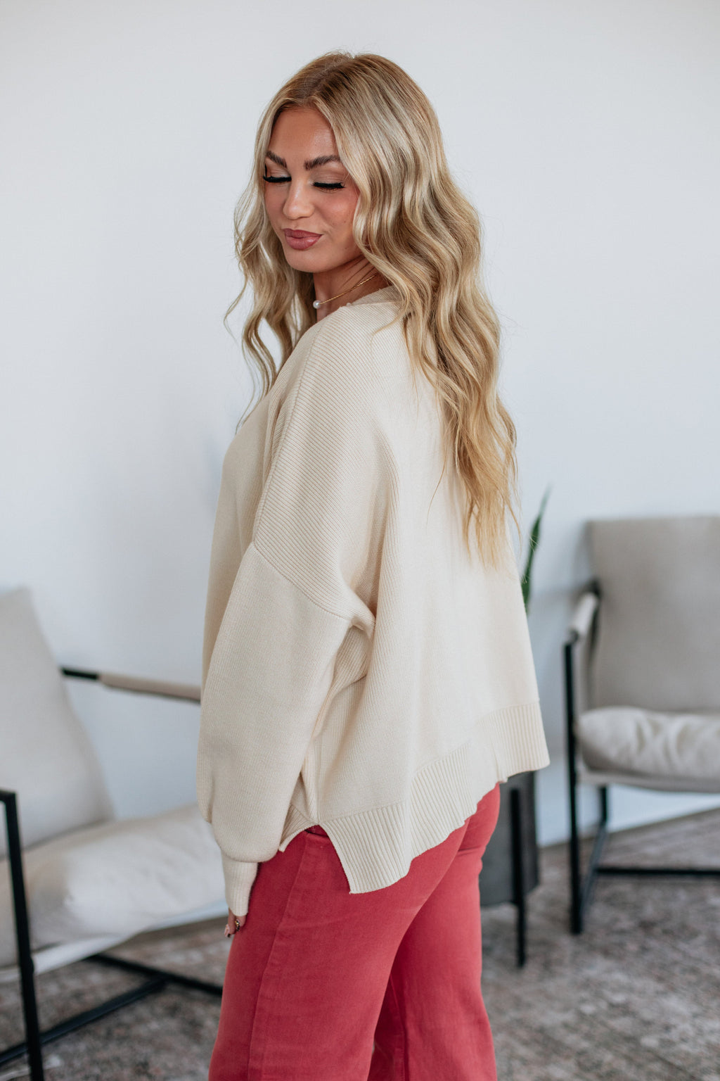 Alanie Ribbed Sweater