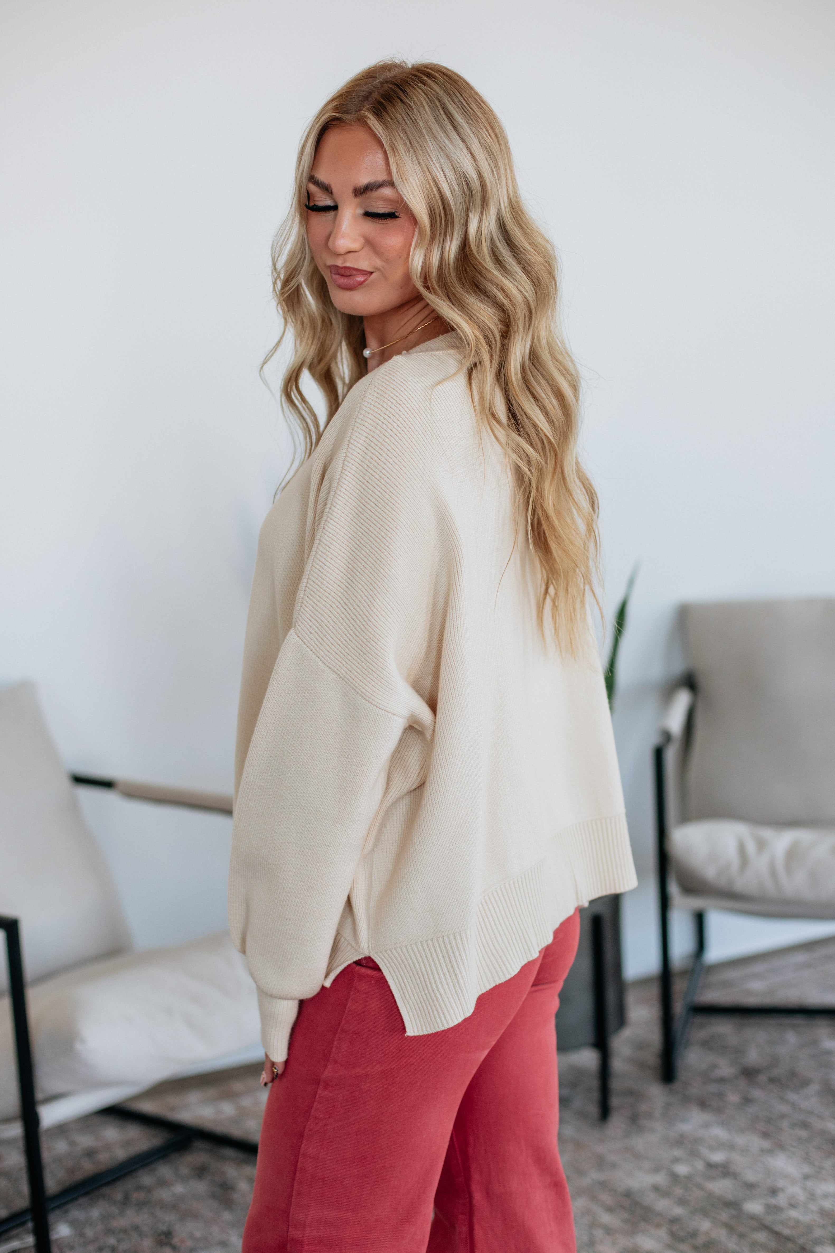 Alanie Ribbed Sweater