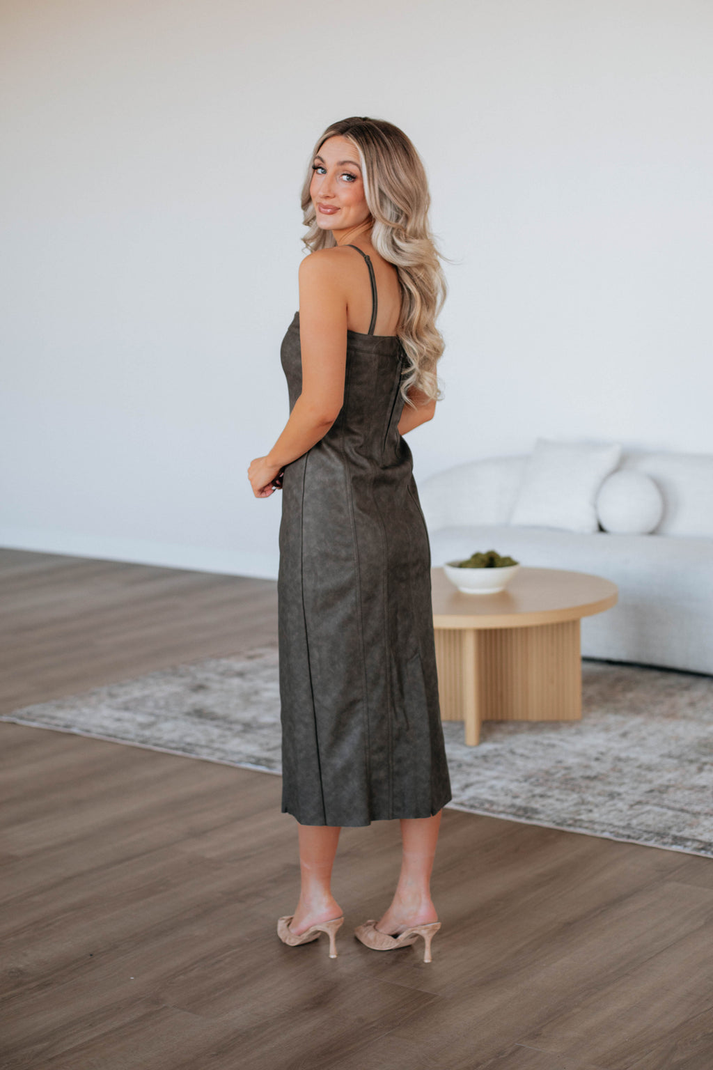 Jacklyn Leather Dress