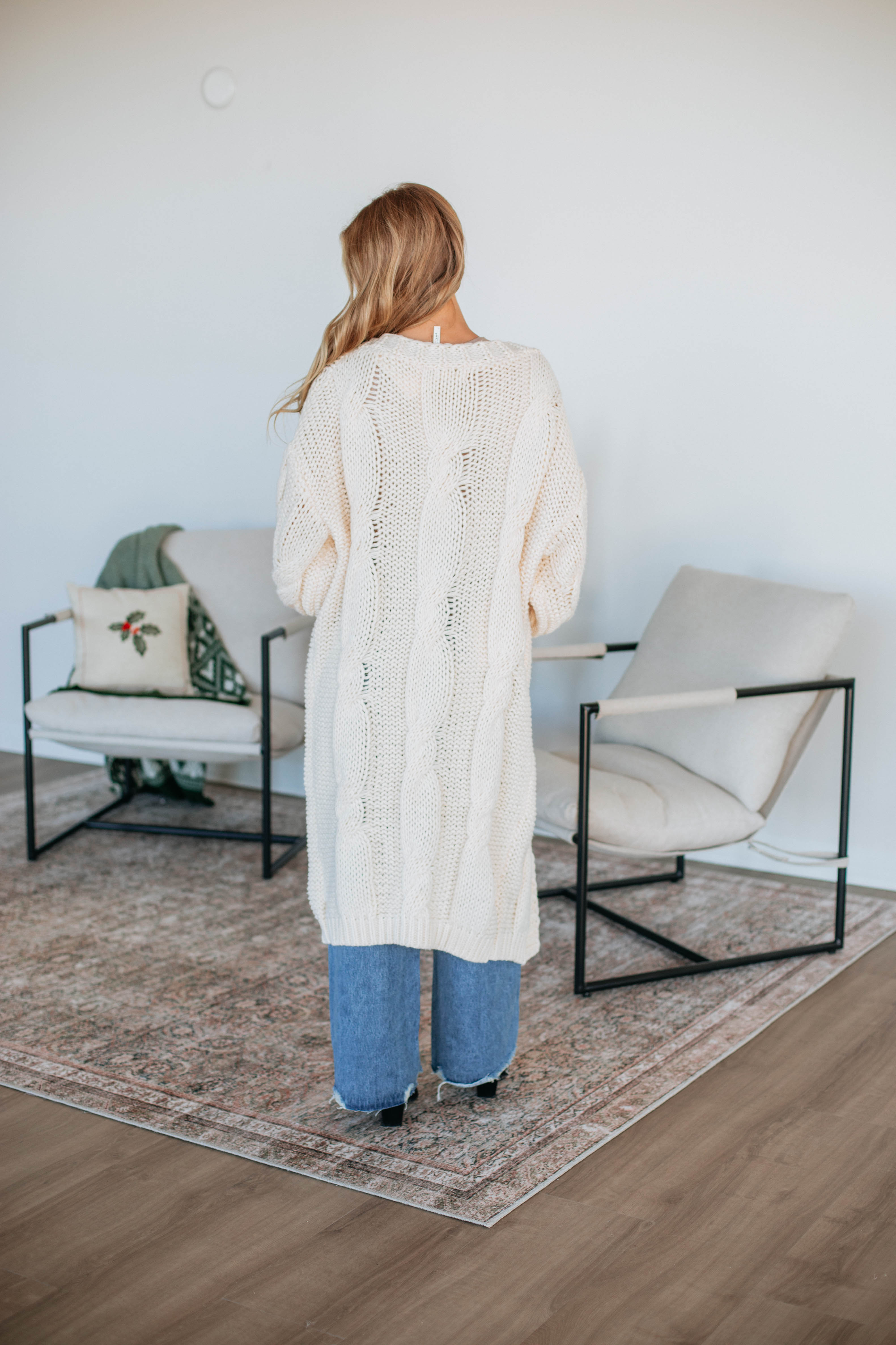 Jacquie Oversized Cardigan - Cream