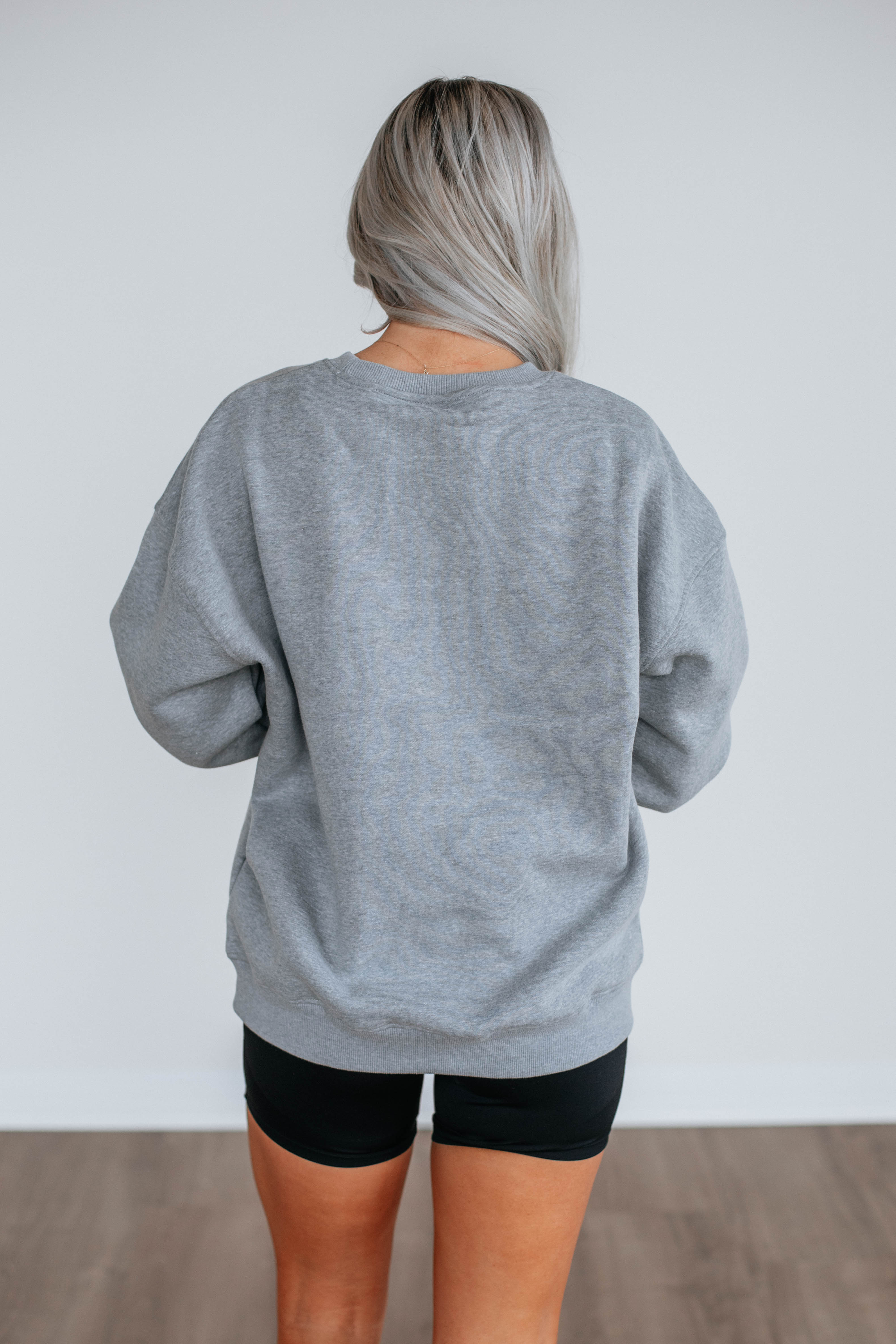 Jandi Lounge Crewneck - Heather Grey
