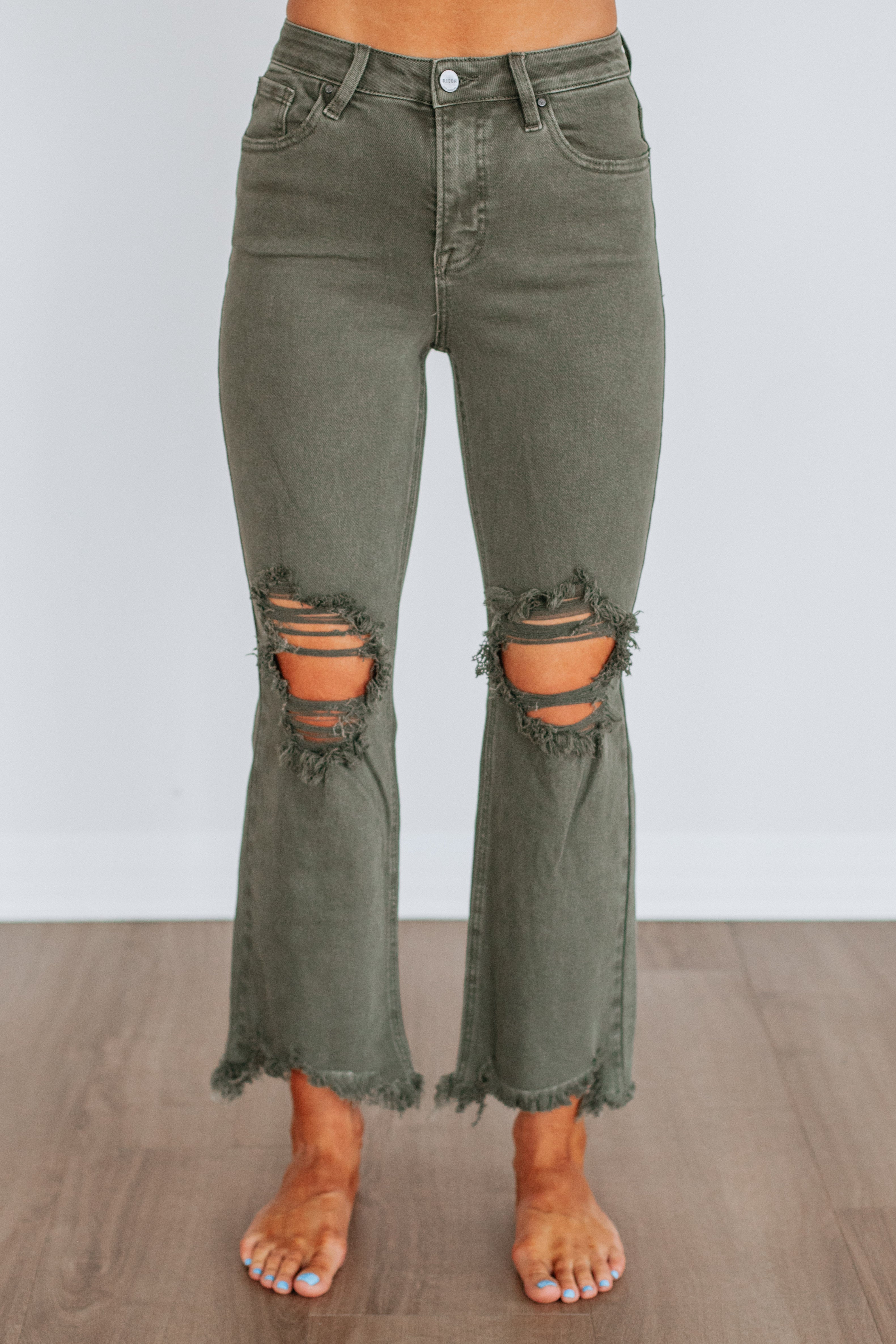Rudy Risen Jeans - Dark Olive