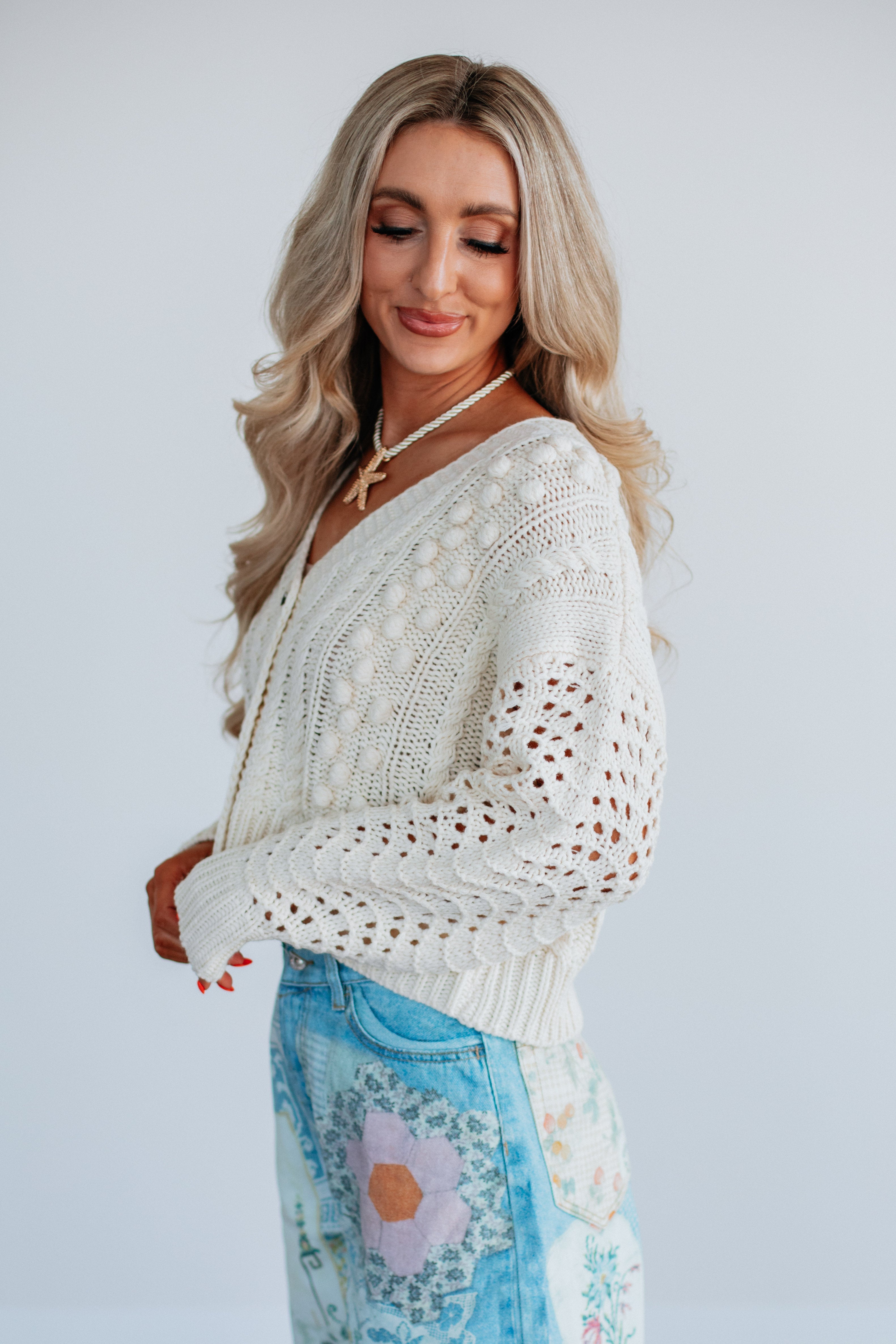 Jenica Textured Cardigan