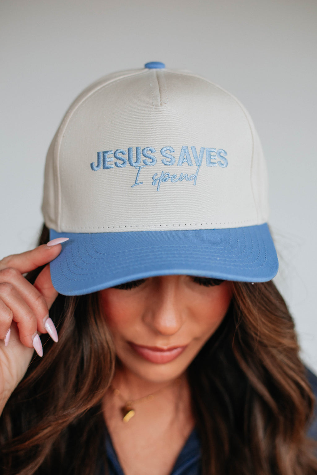 Jesus Saves I Spend Trucker Hat