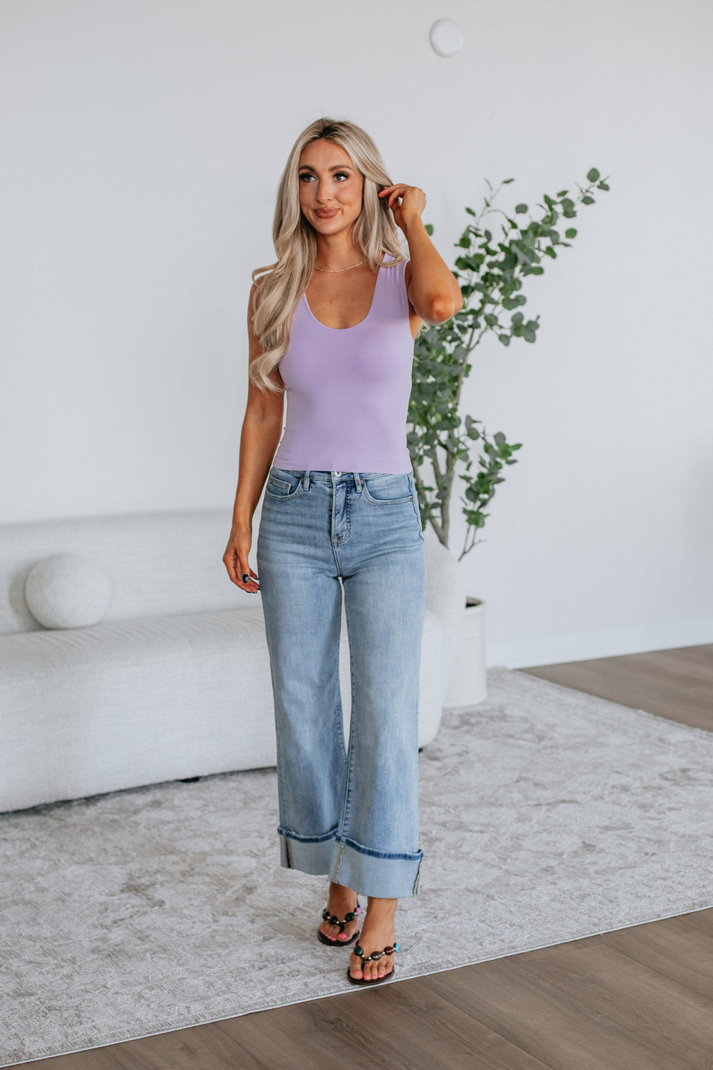 Jetson Seamless Tank - Lavender