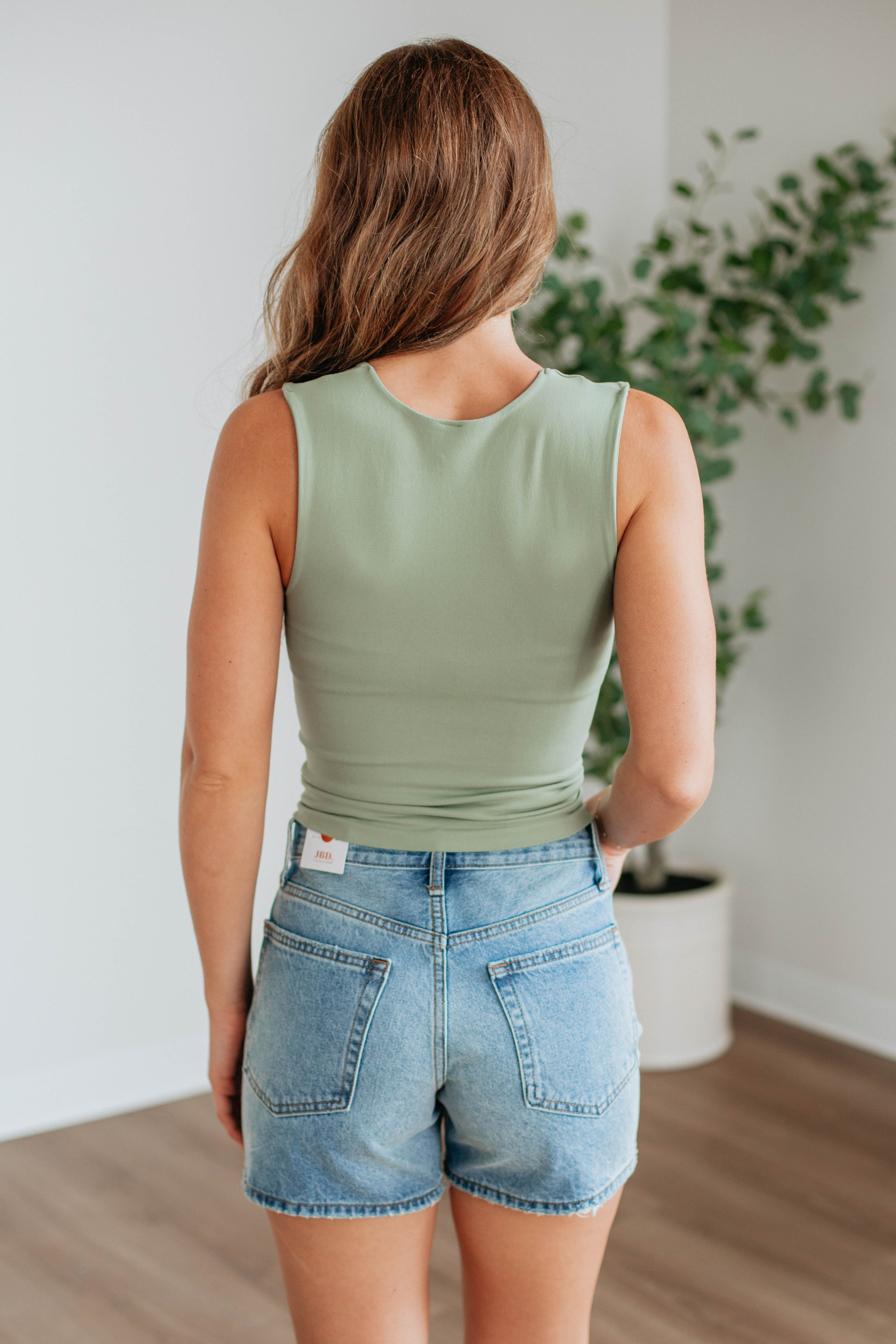 Jetson Seamless Tank - Sage