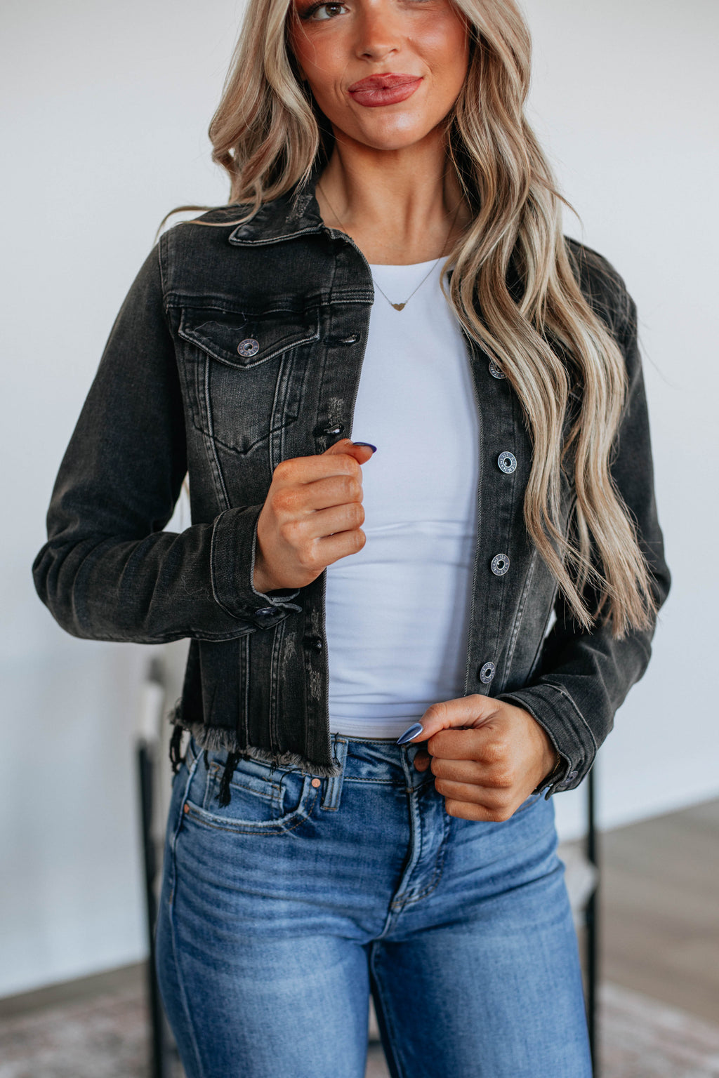 Jordie Risen Denim Jacket - Vintage Black