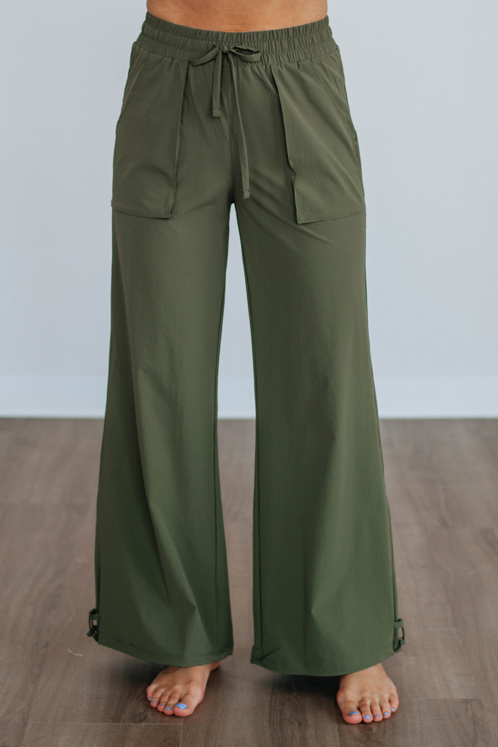 Jule Cargo Pants - Dark Olive