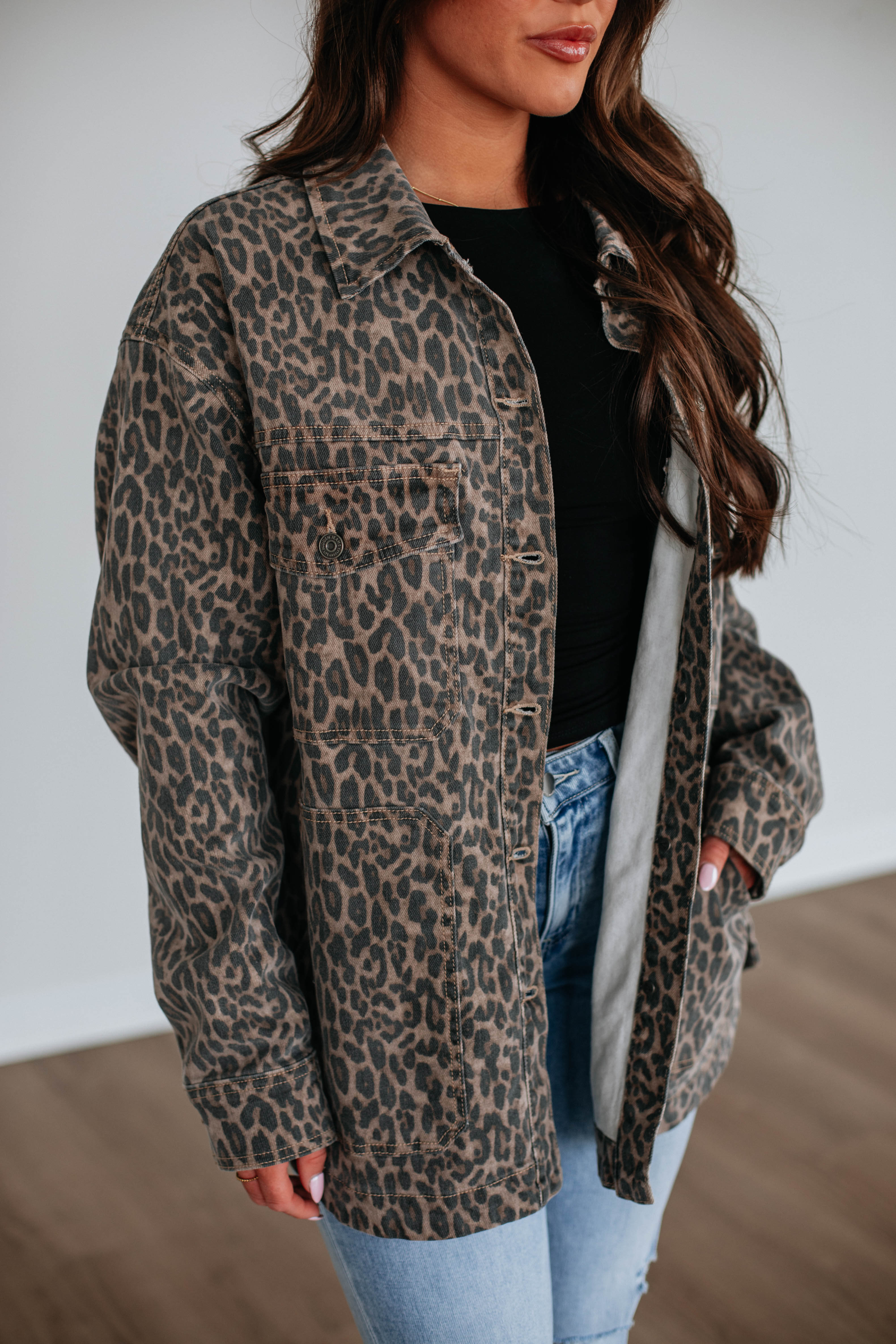 Jules Hidden Denim Jacket