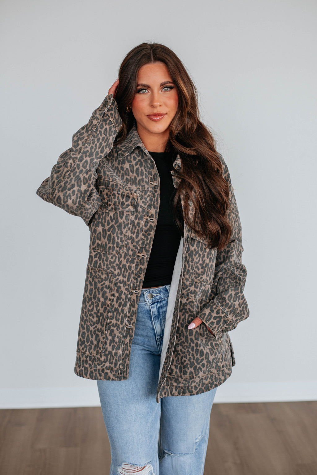 Jules Hidden Denim Jacket