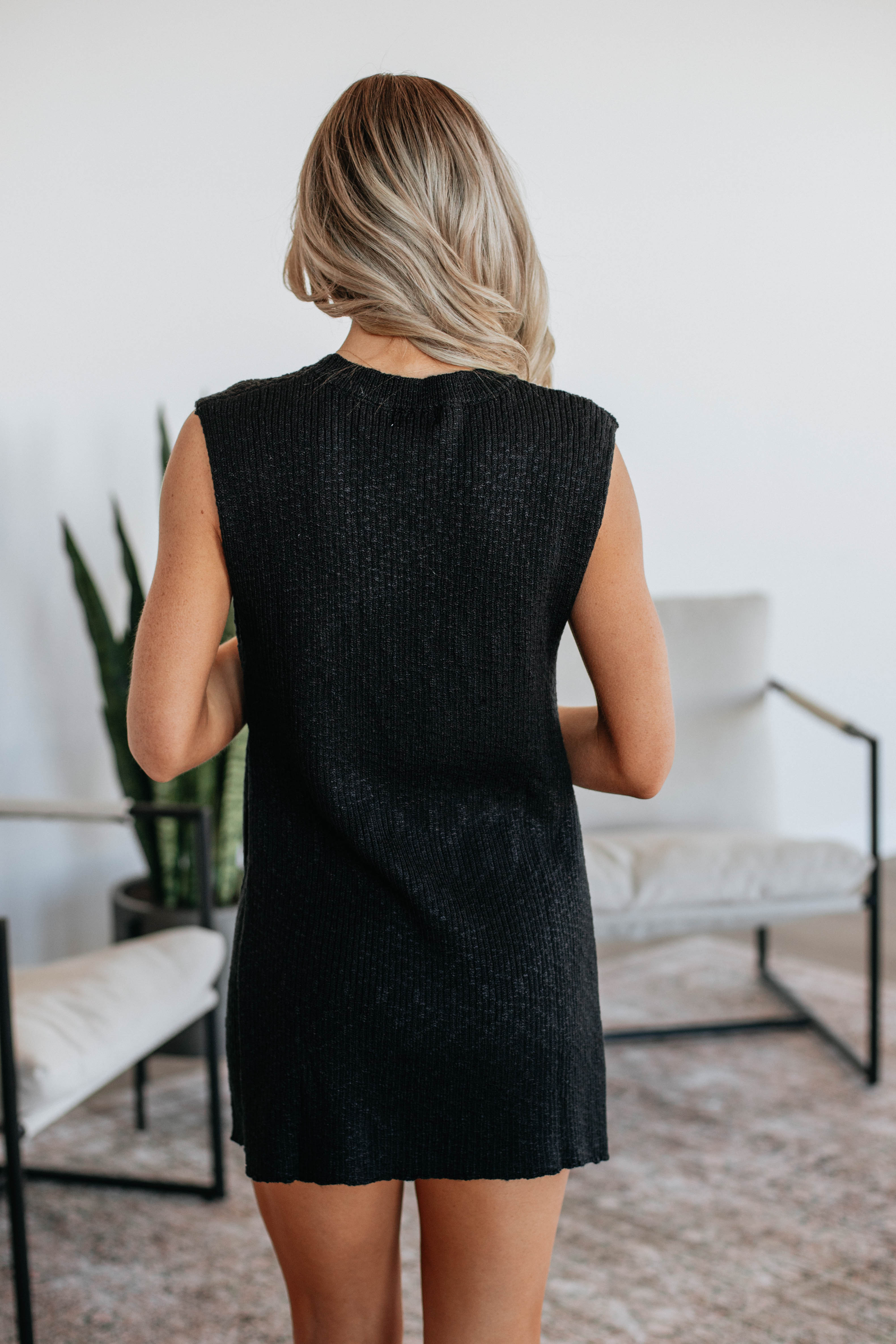 Junia Knit Two-Piece Set - Black