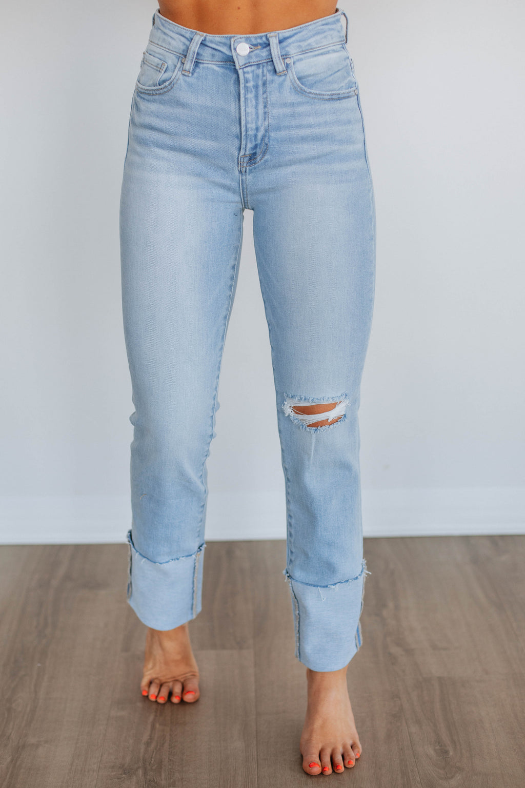 Kalen Risen Jeans - Light Wash