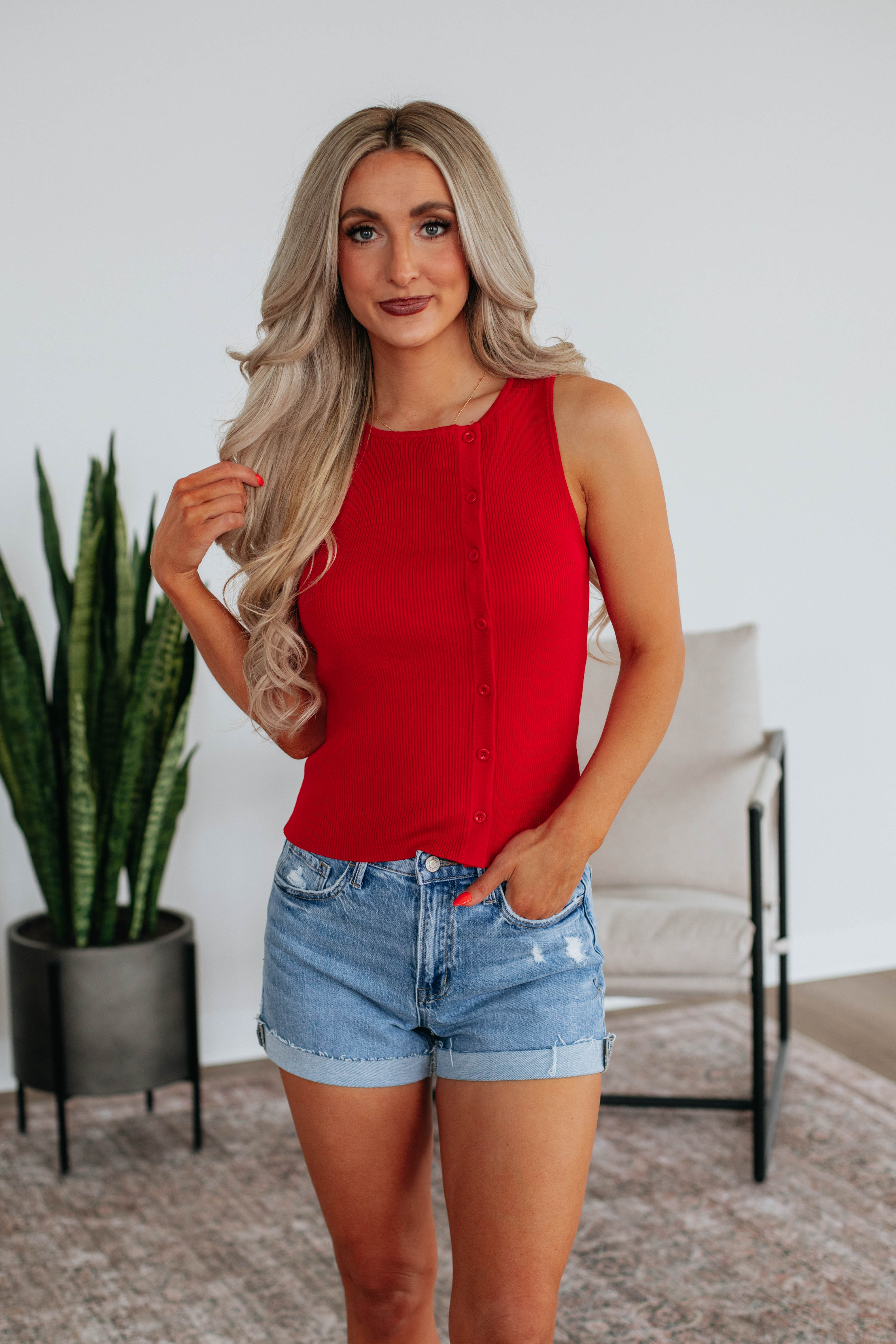 Guinevere Ribbed Tank