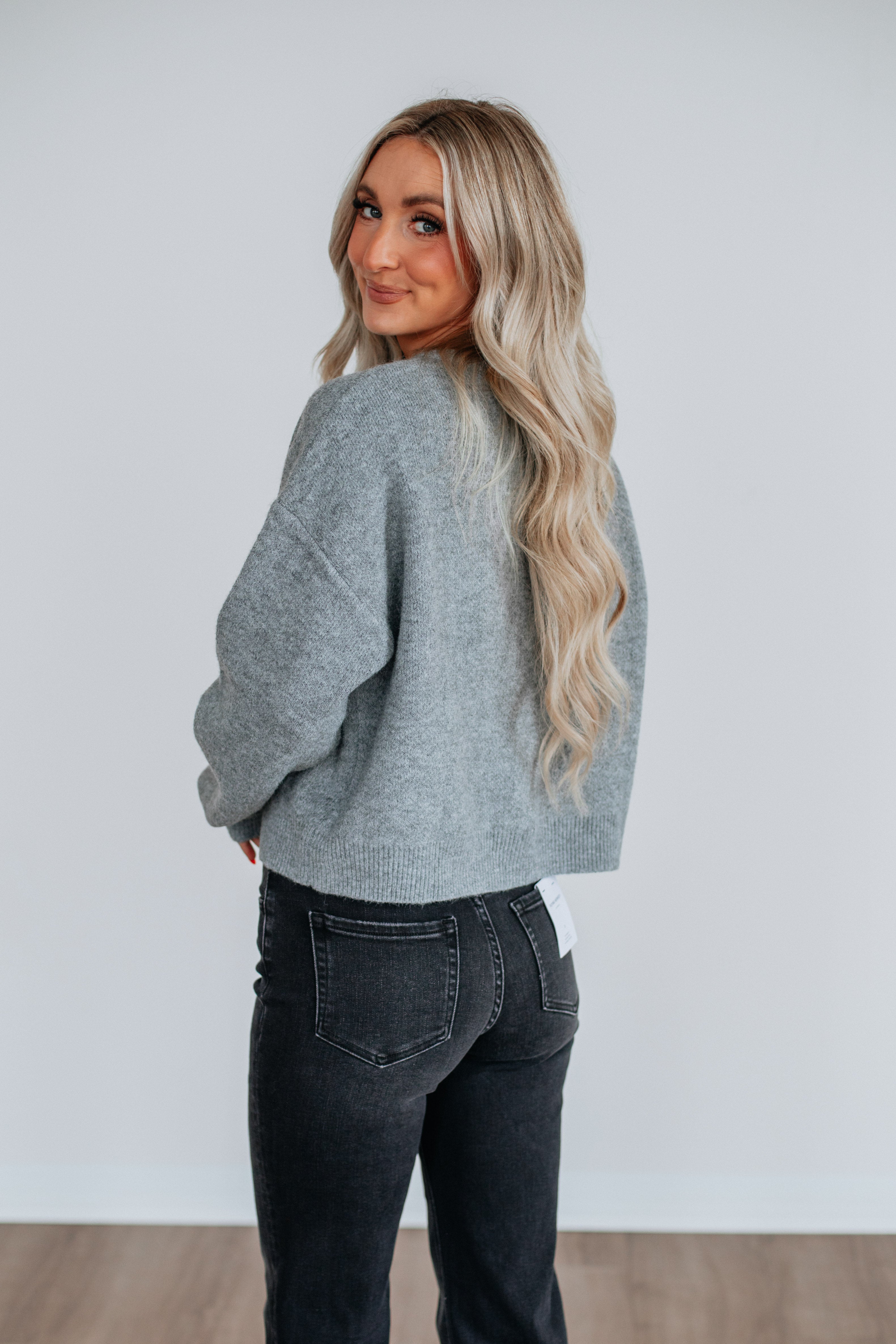 Kassi Cardigan - Heather Grey