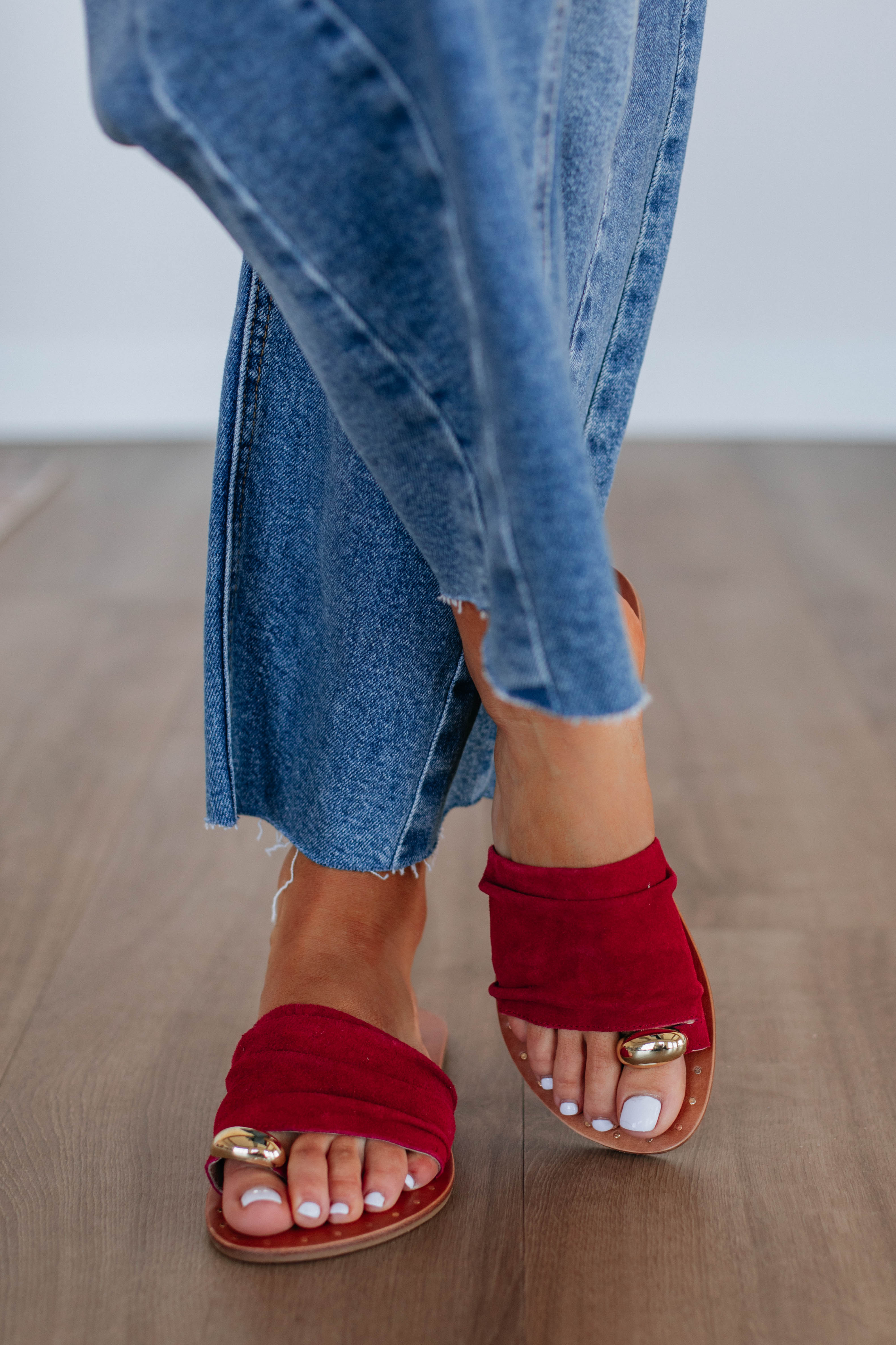 Keep It Current Sandals - Sangria