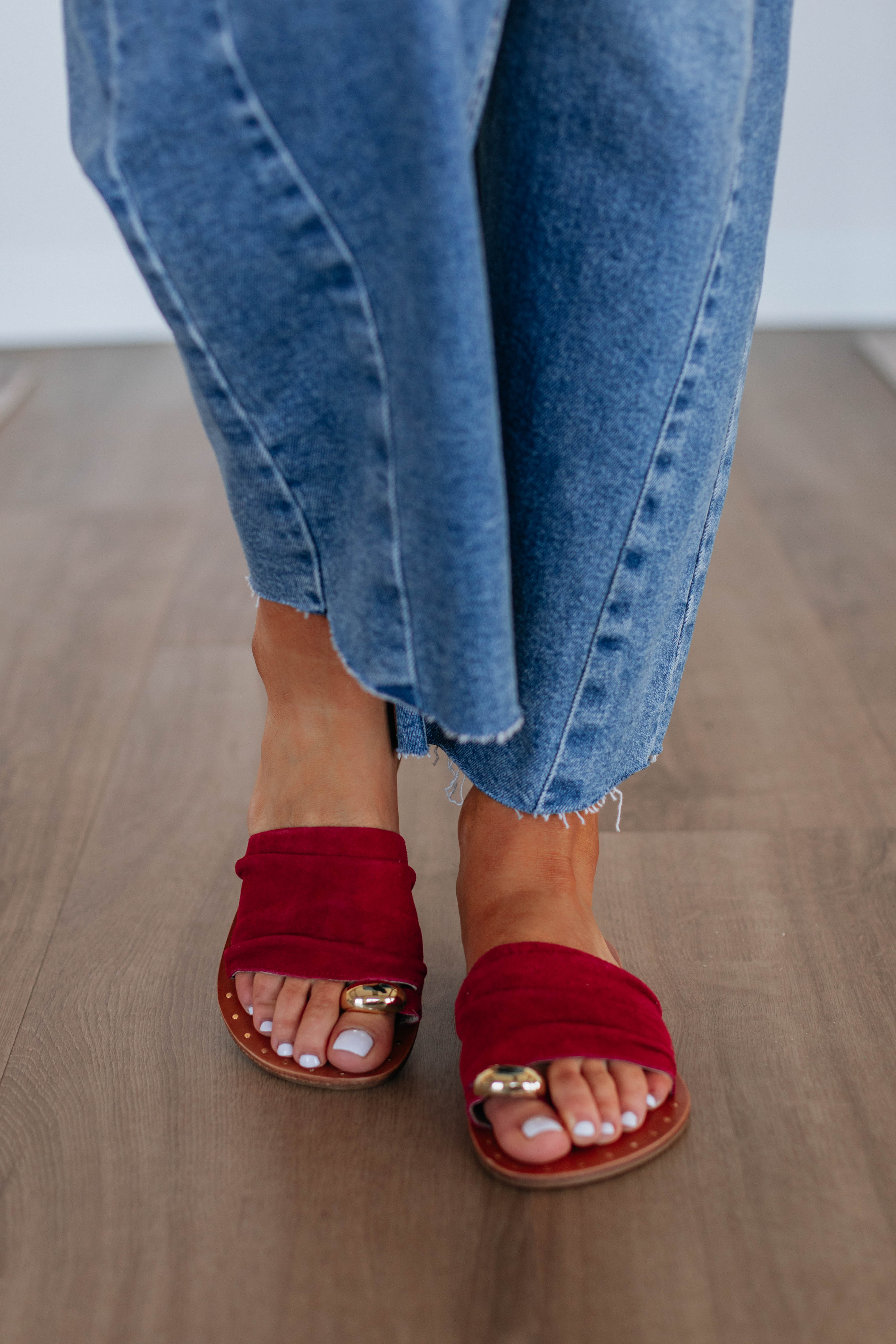 Keep It Current Sandals - Sangria