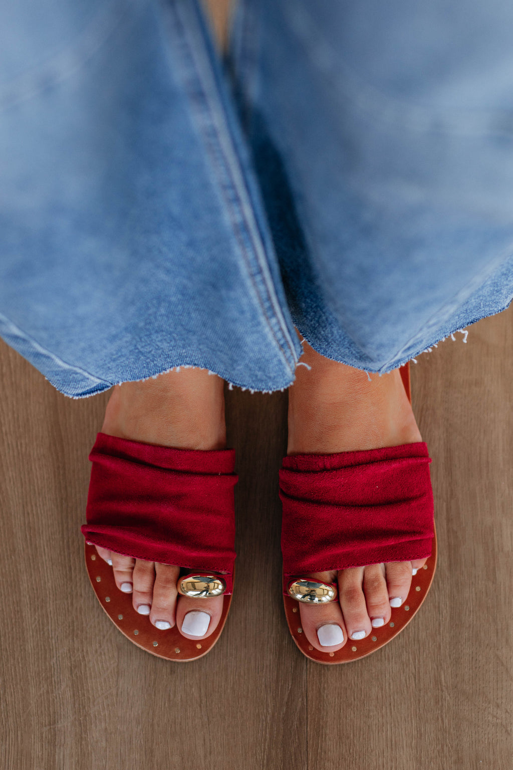 Keep It Current Sandals - Sangria