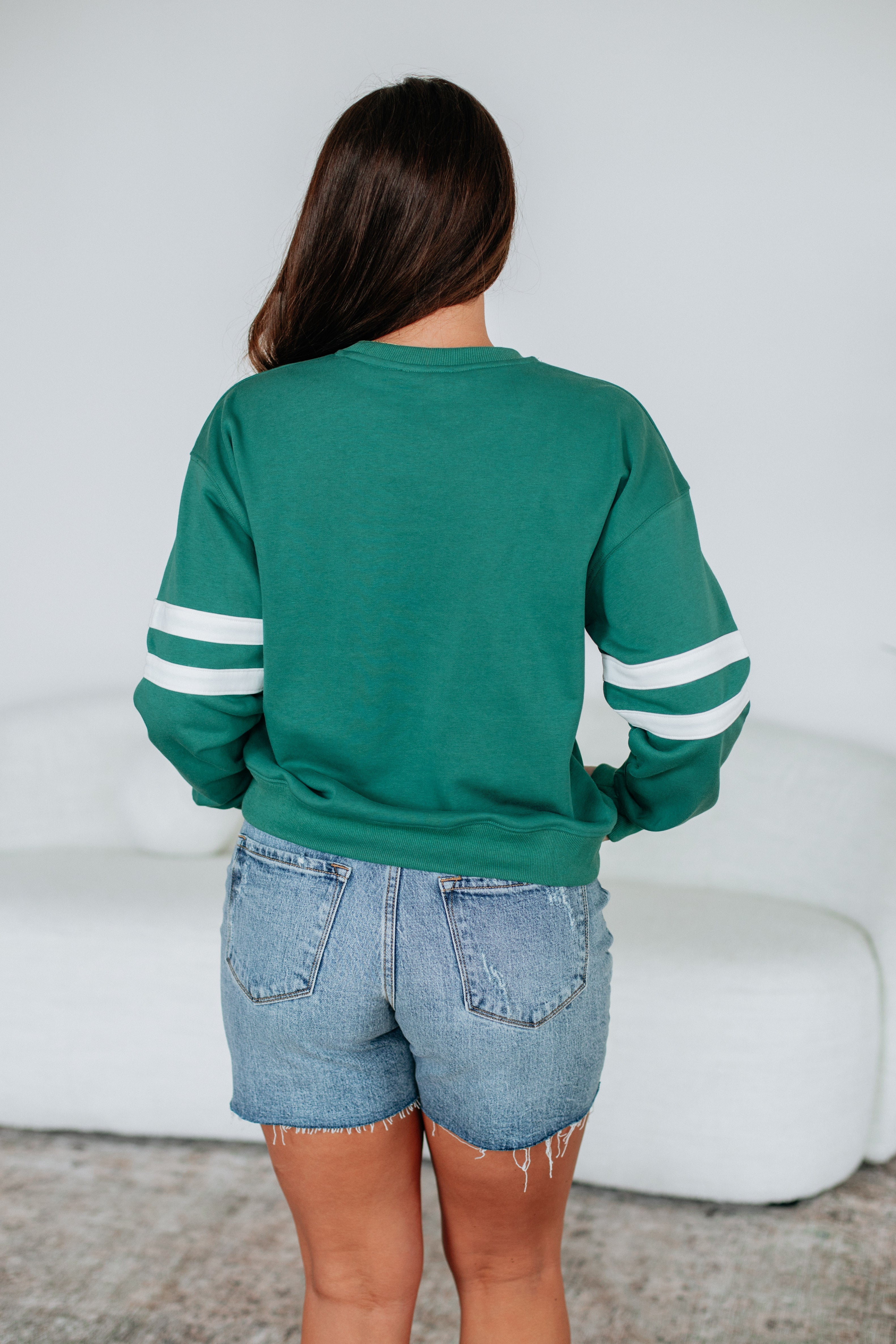Varsity Pullover - Jade