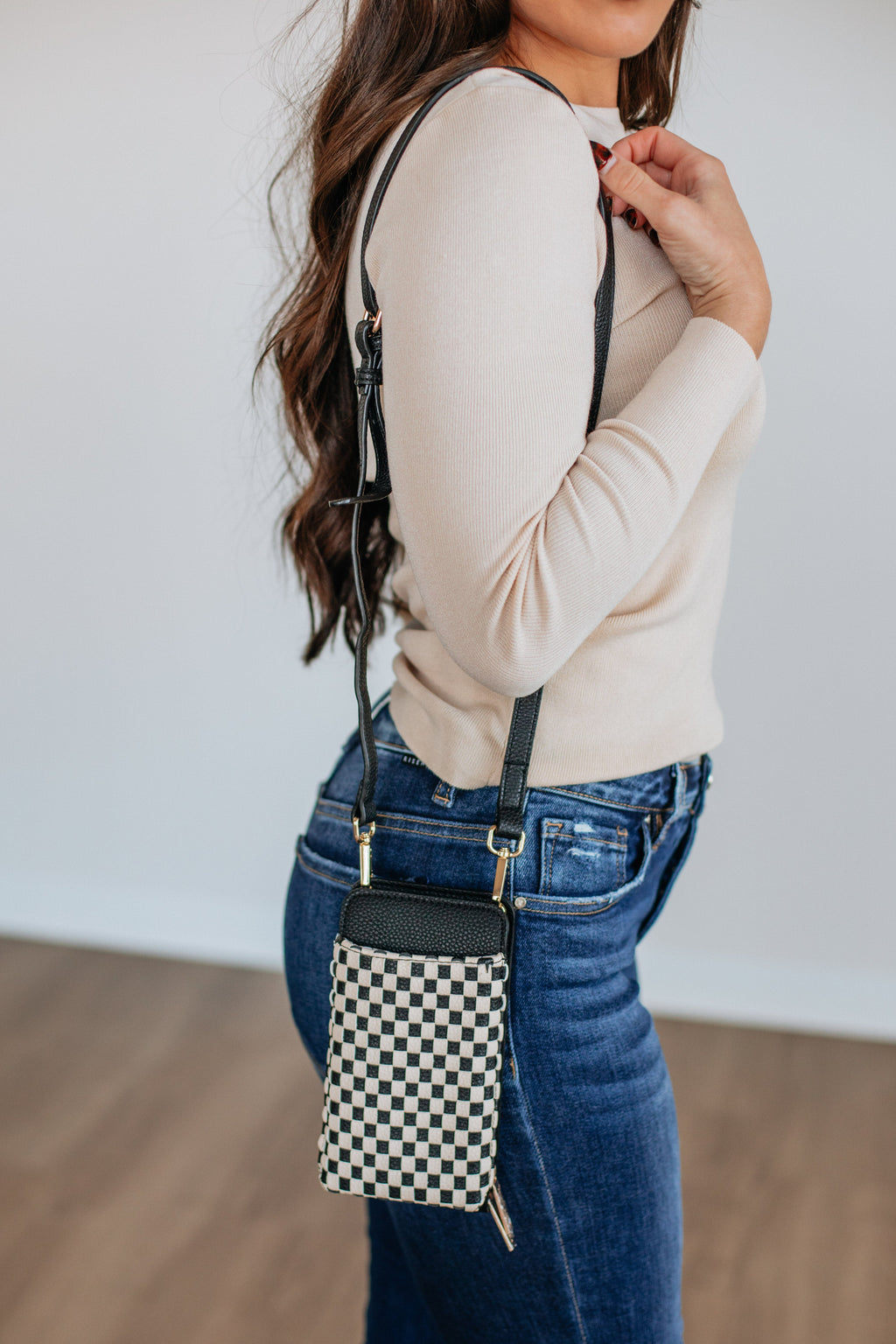Khailey Checkered Double Duty Bag